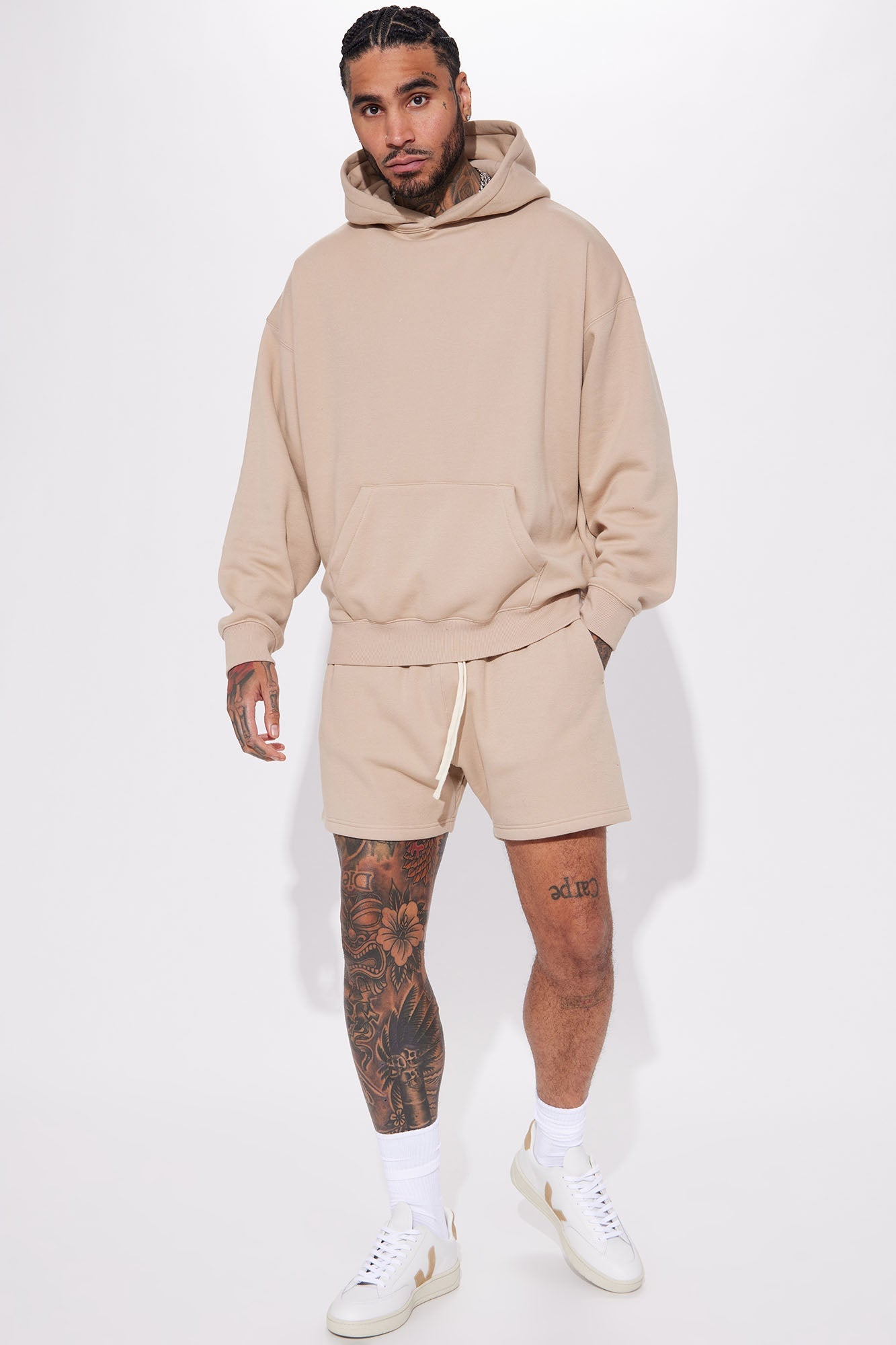 Tyson Oversized Heavyweight Hoodie - Black - HCWP