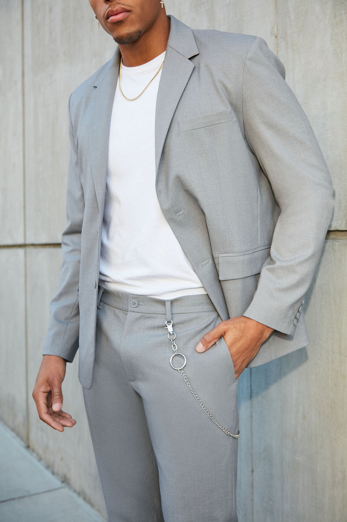 The Modern Stretch Suit Jacket - Blue - HCWP