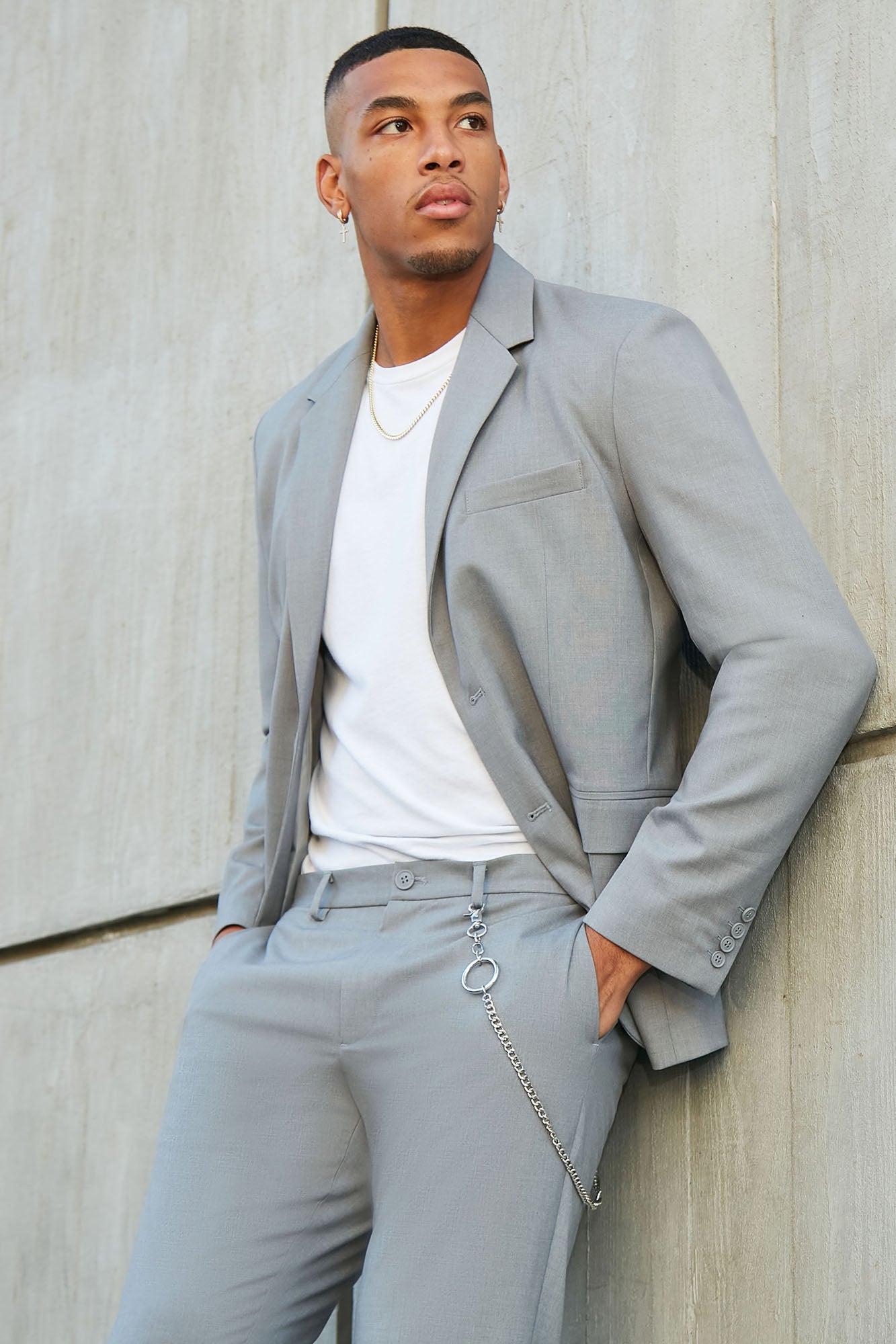 The Modern Stretch Suit Jacket - Blue - HCWP