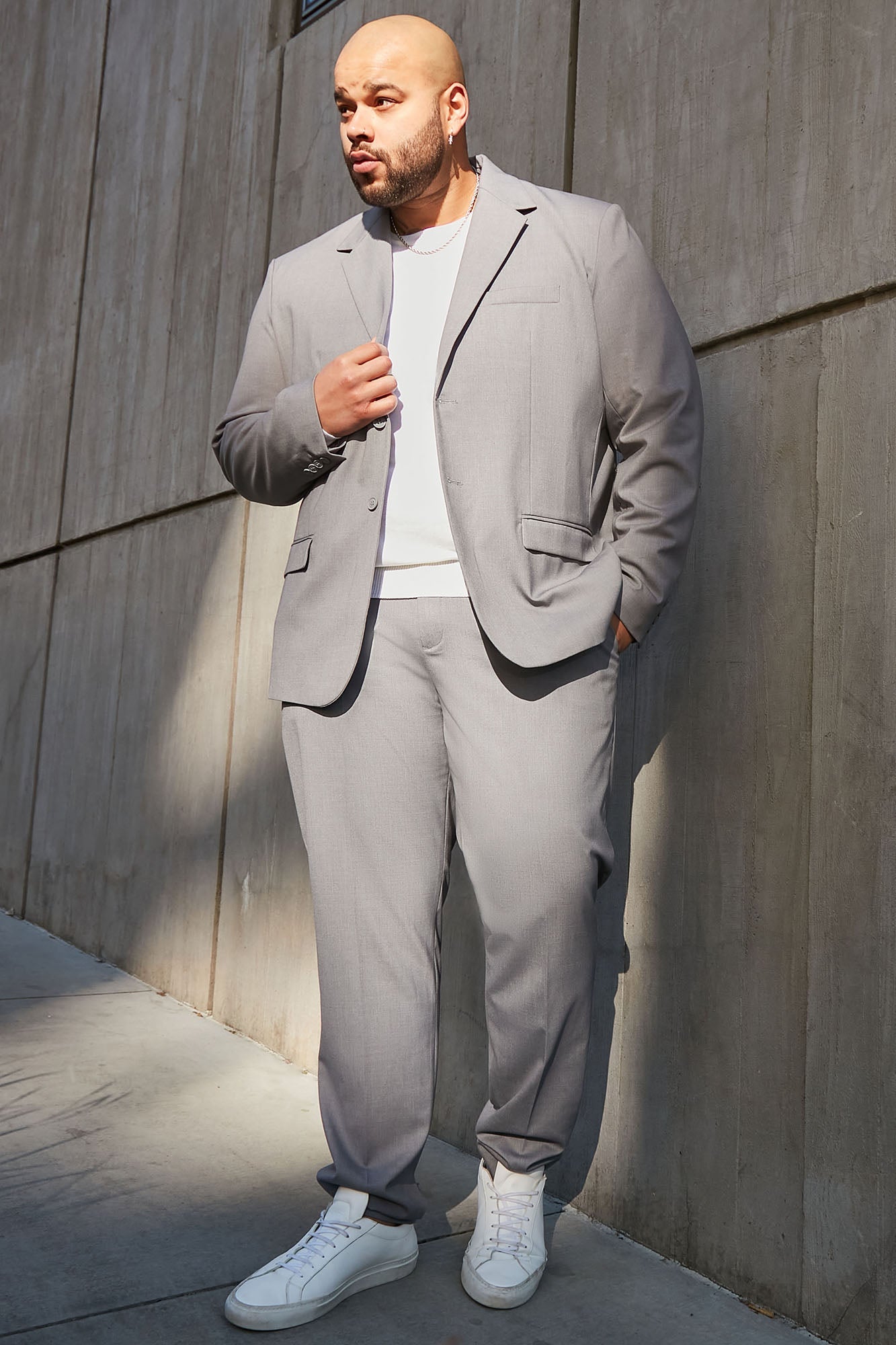 The Modern Stretch Suit Jacket - Blue - HCWP