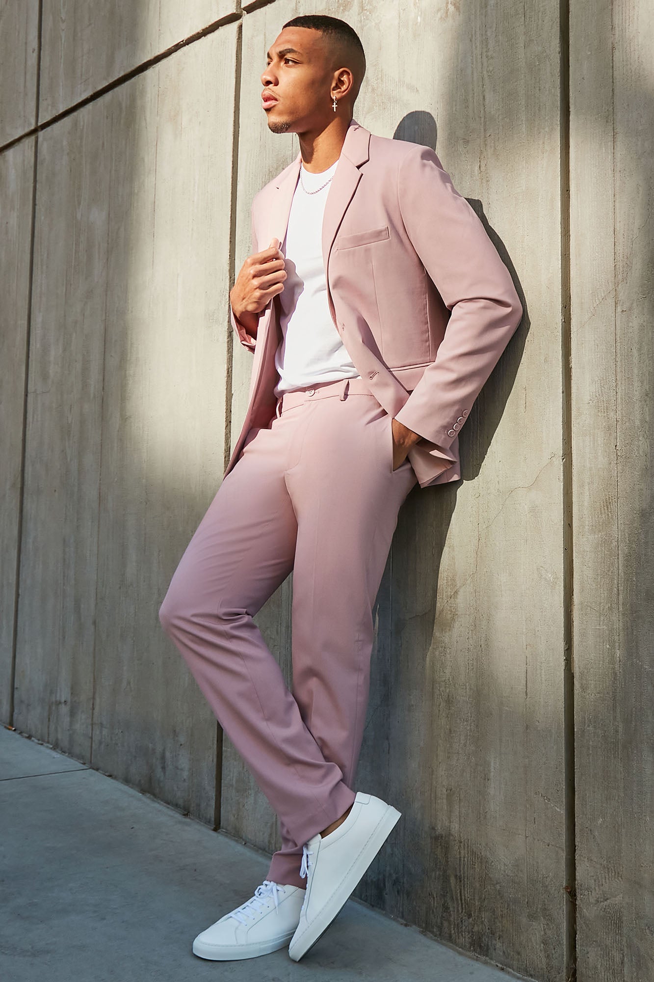 The Modern Stretch Slim Trouser - Mauve - HCWP