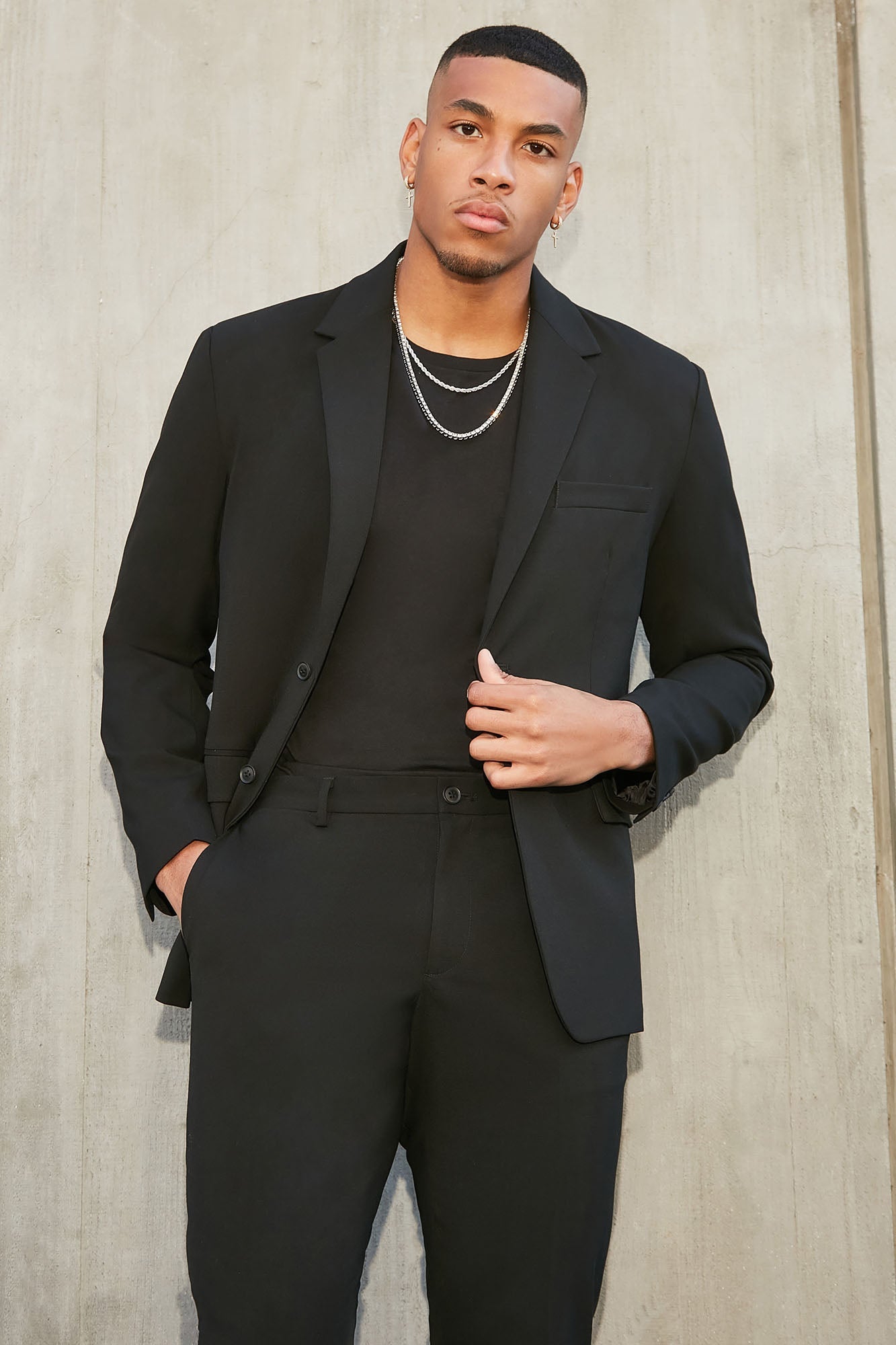 The Modern Stretch Suit Jacket - Blue - HCWP