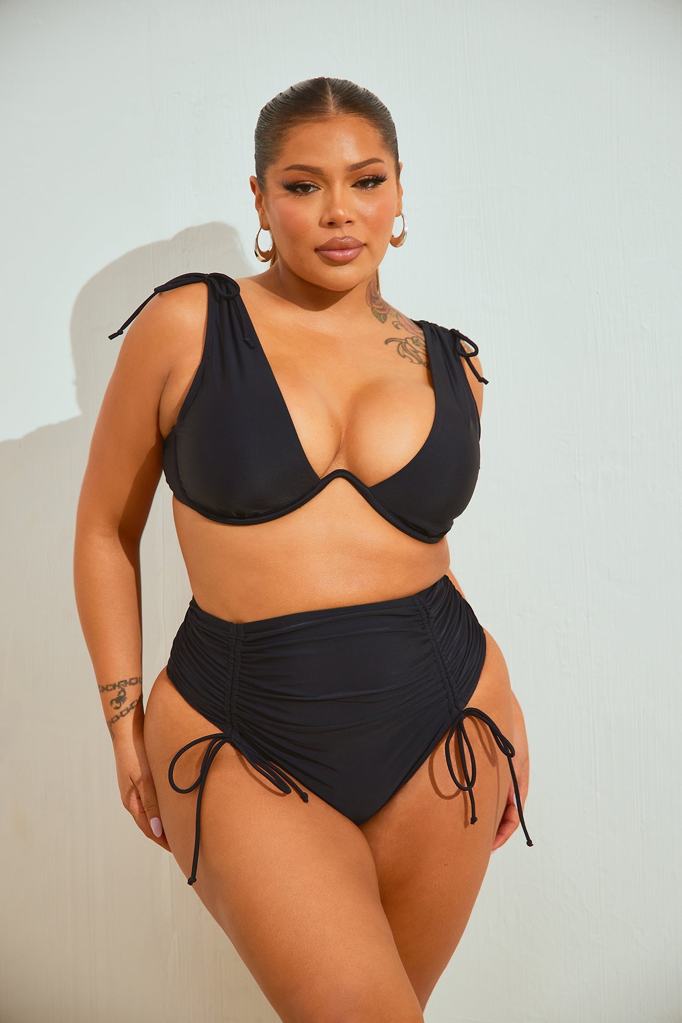 Gia Underwire 2 Piece Bikini - Black - HCWP