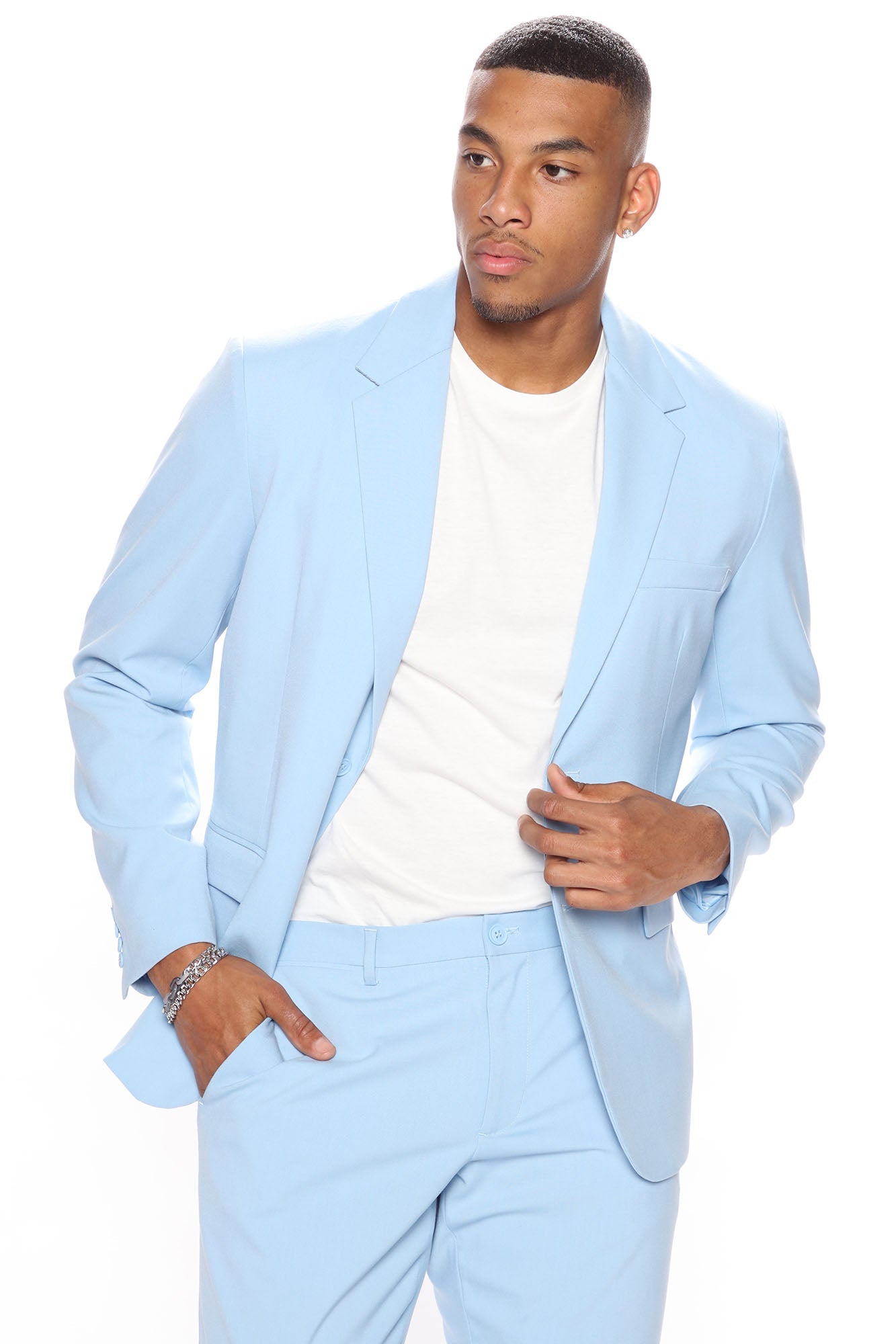 The Modern Stretch Suit Jacket - Blue - HCWP