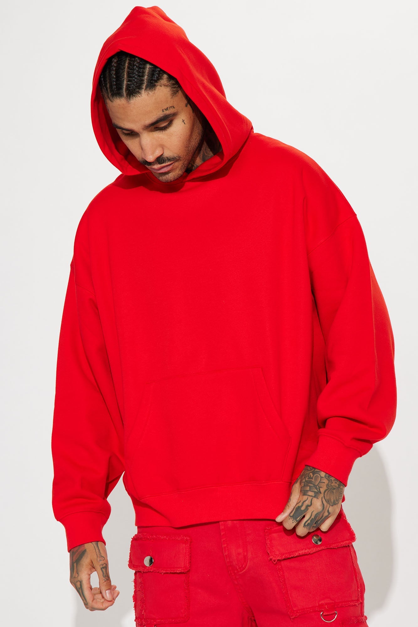 Tyson Oversized Heavyweight Hoodie - Black - HCWP