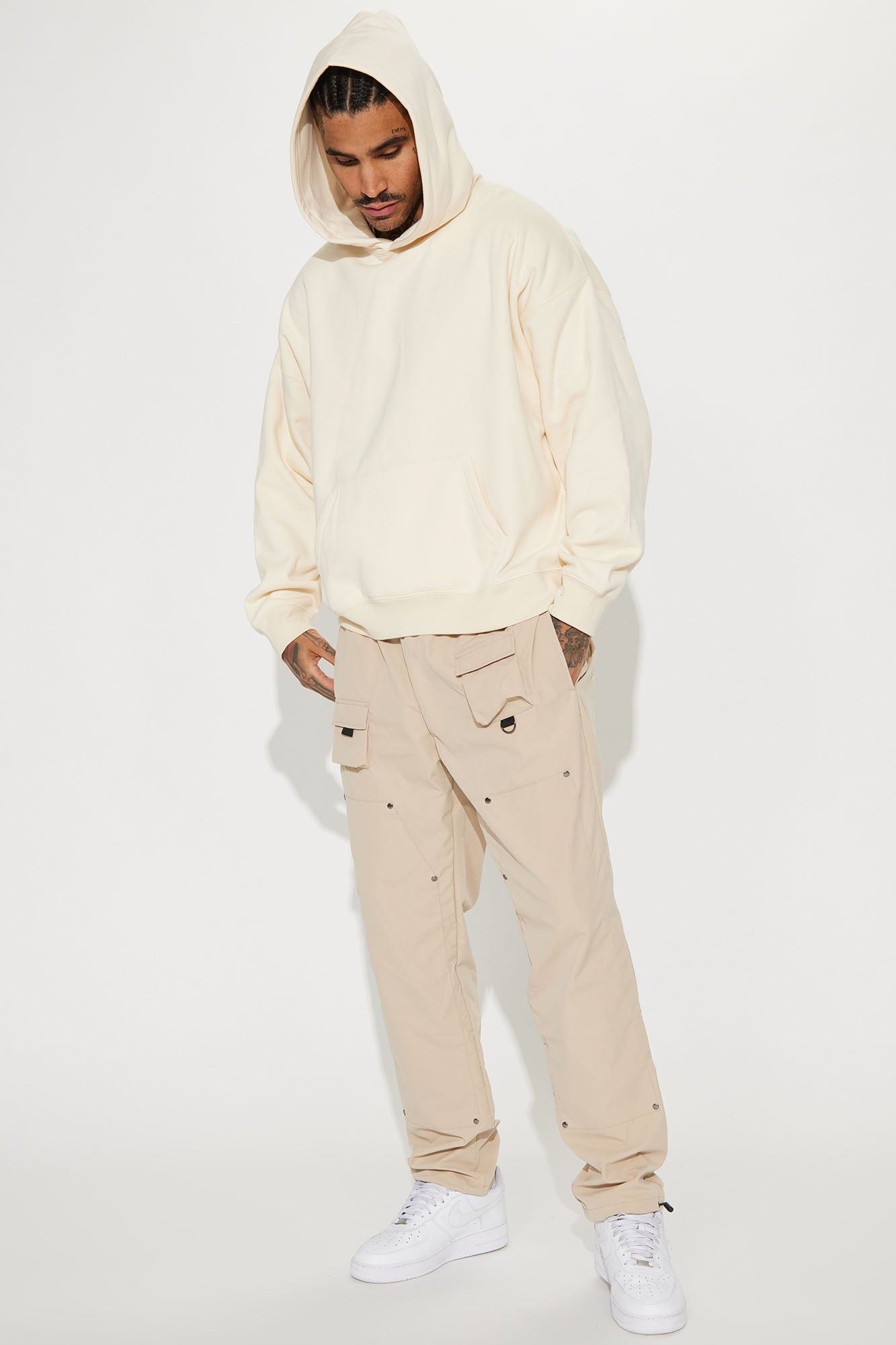 Tyson Oversized Heavyweight Hoodie - Black - HCWP