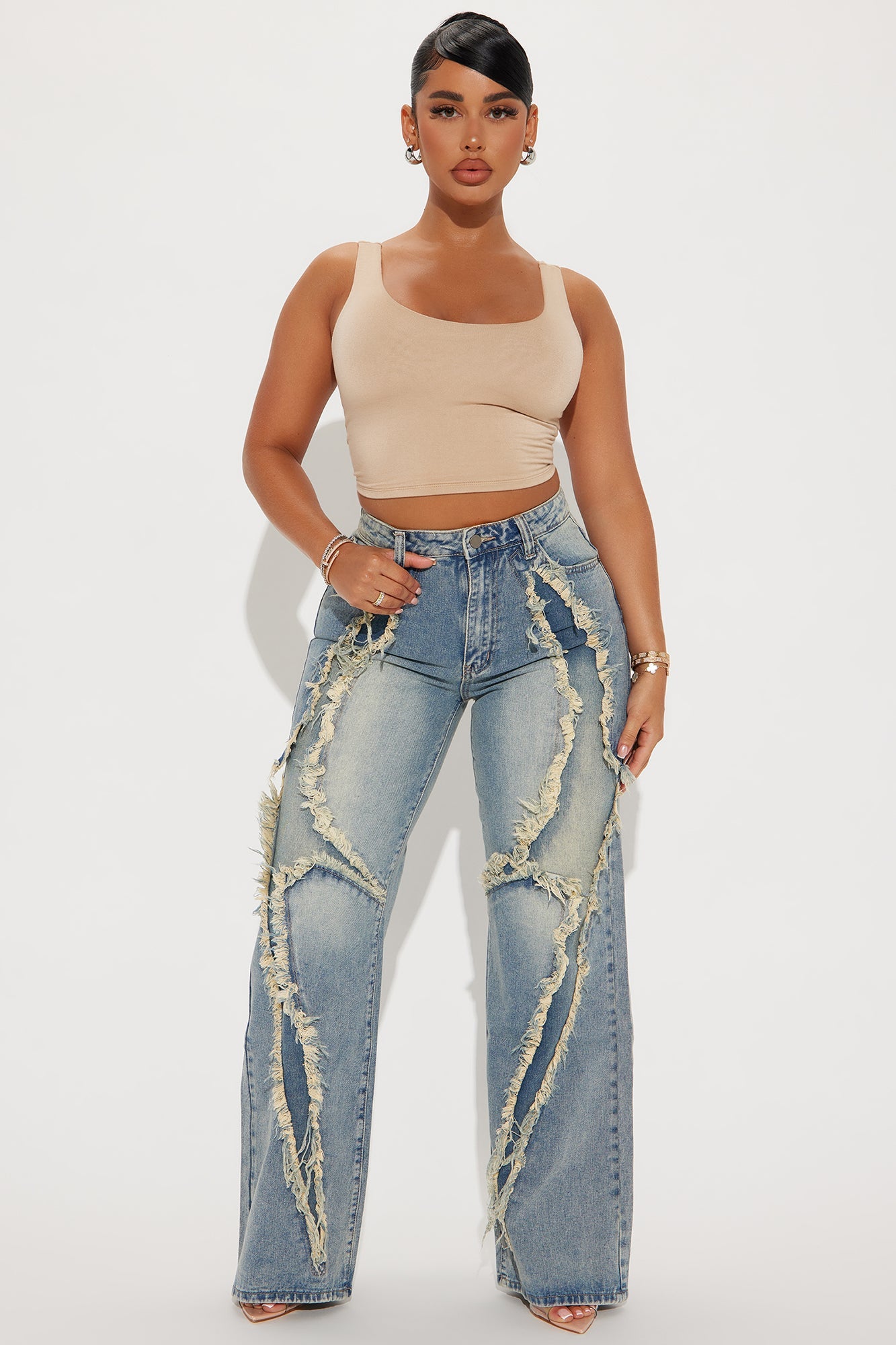 So Electric Tinted Straight Leg Jeans - Vintage Wash - HCWP