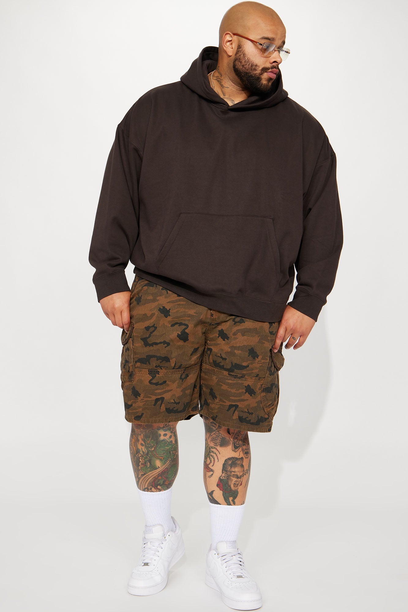 Tyson Oversized Heavyweight Hoodie - Black - HCWP
