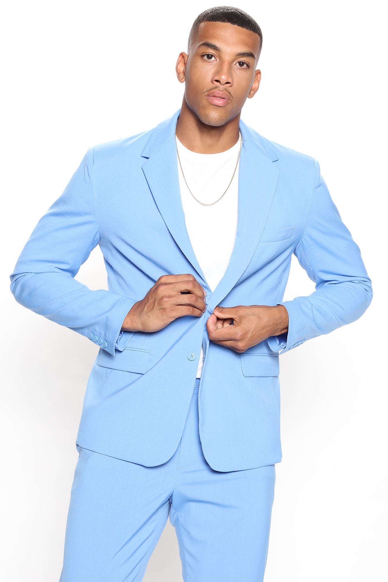 The Modern Stretch Suit Jacket - Blue - HCWP