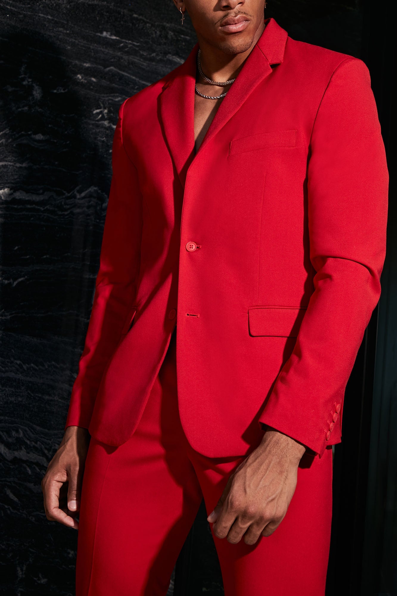 The Modern Stretch Suit Jacket - Blue - HCWP