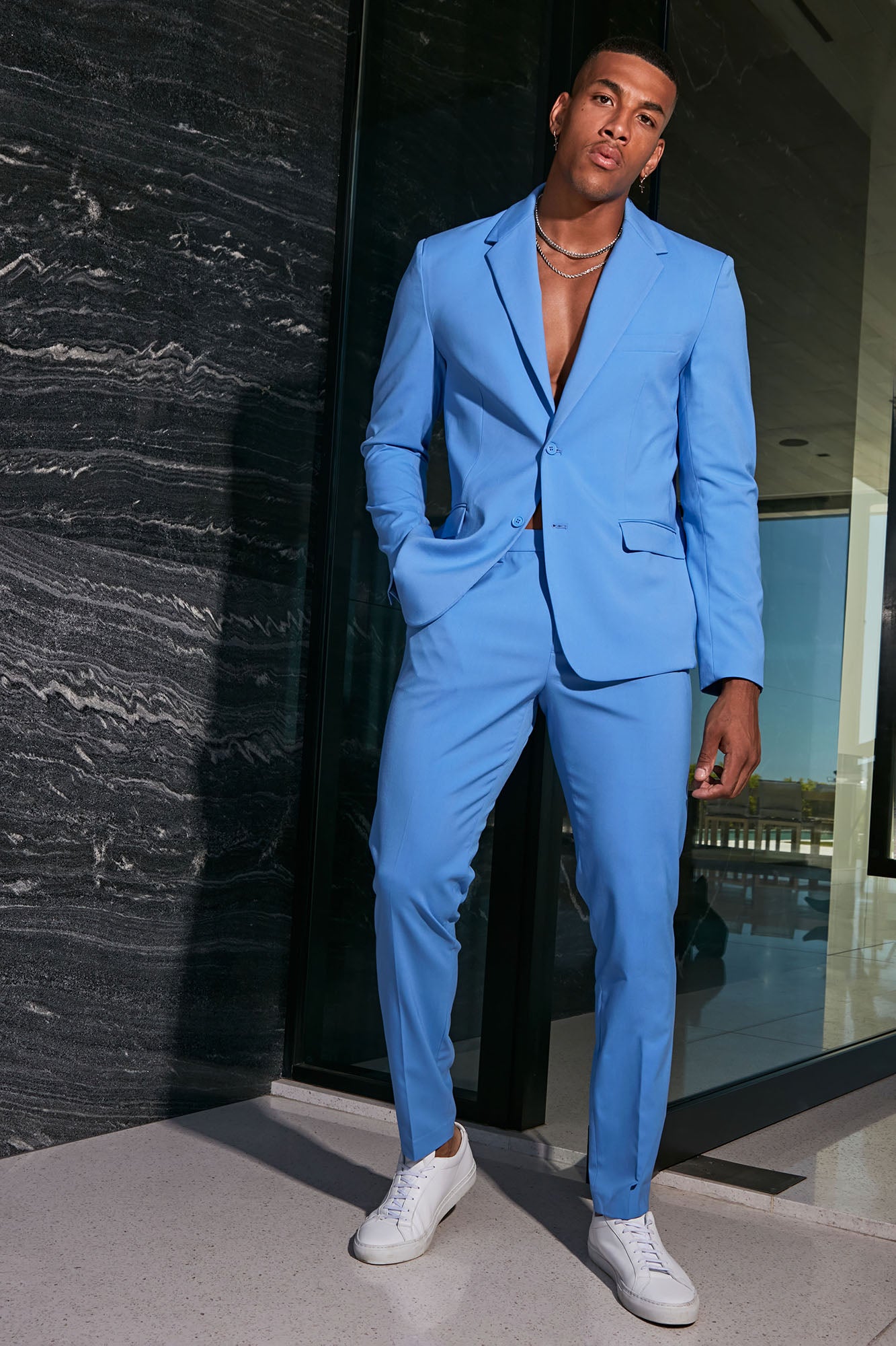 The Modern Stretch Slim Trouser - Mauve - HCWP
