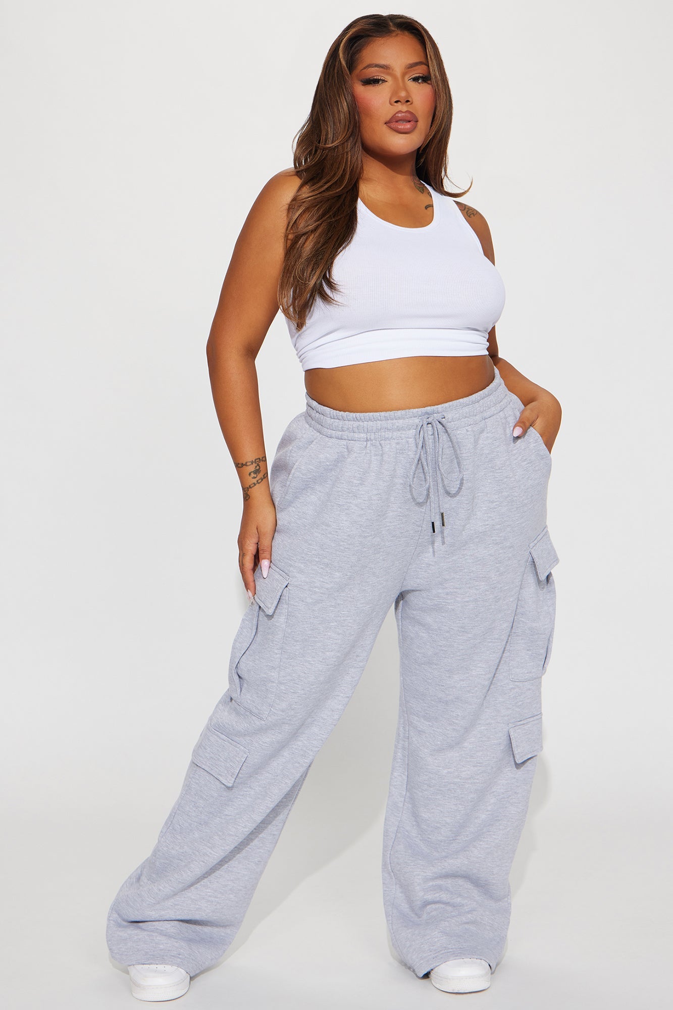 Milan Cargo Lounge Pant - Heather Grey - HCWP