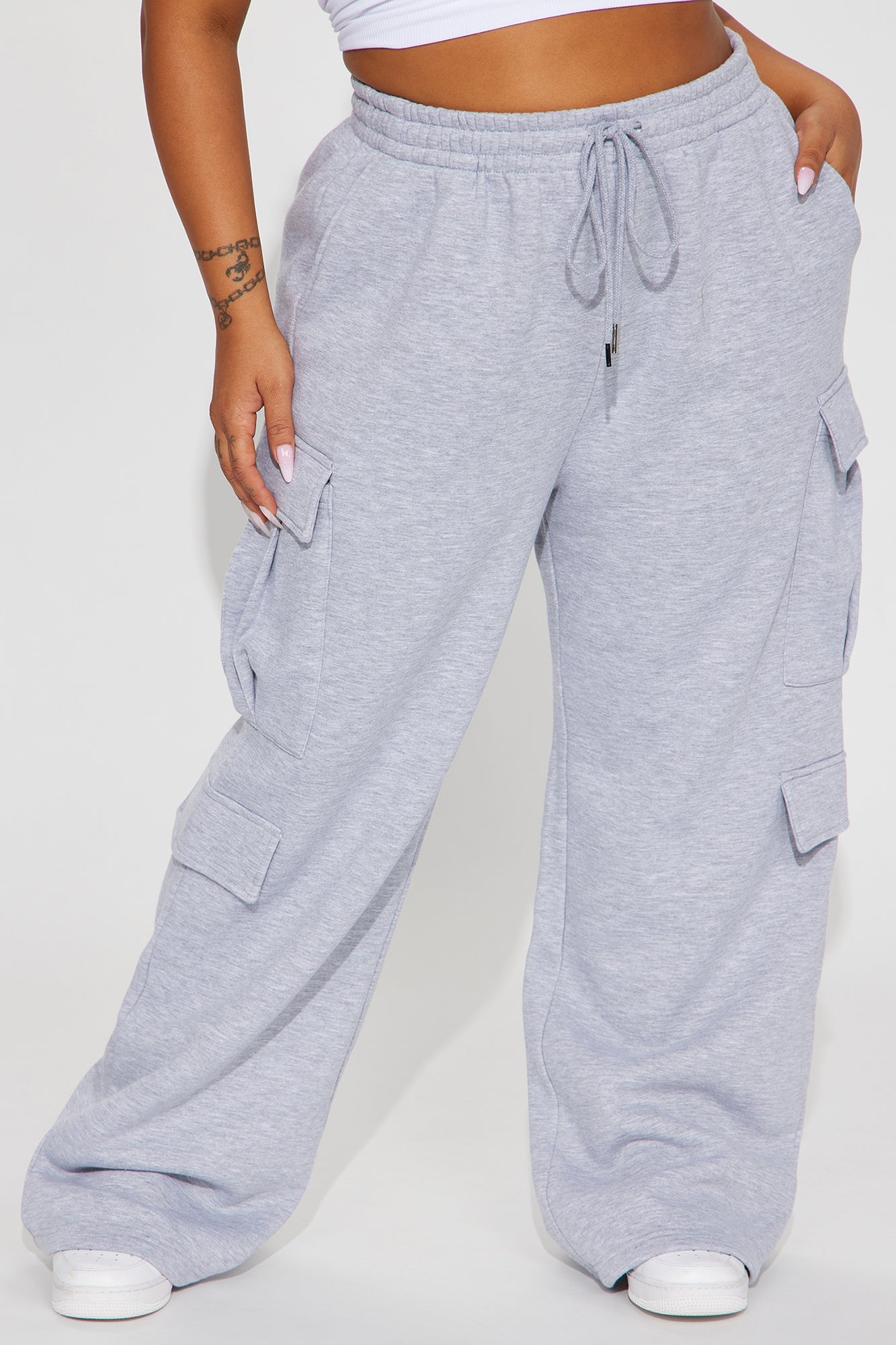 Milan Cargo Lounge Pant - Heather Grey - HCWP