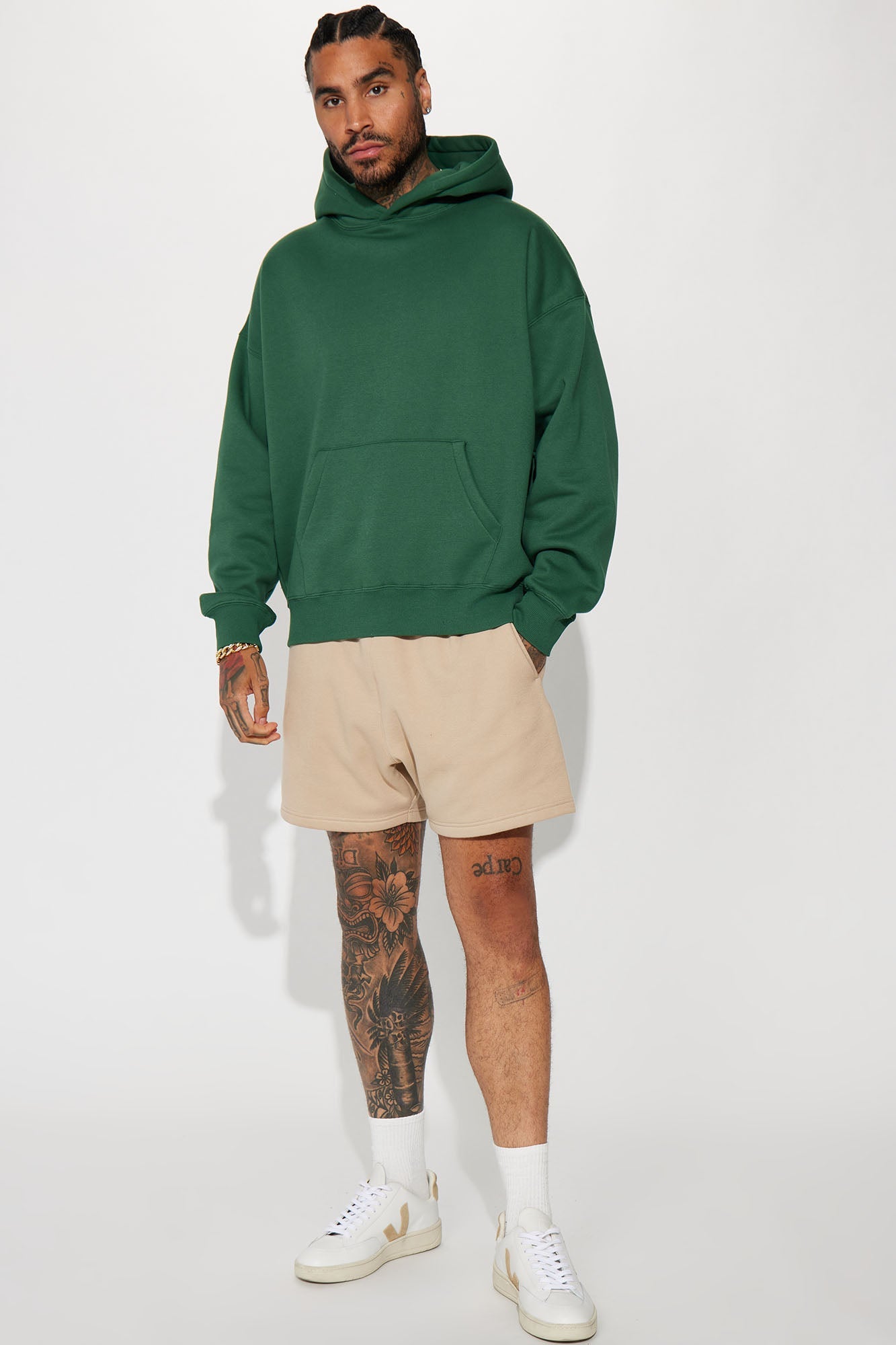 Tyson Oversized Heavyweight Hoodie - Black - HCWP