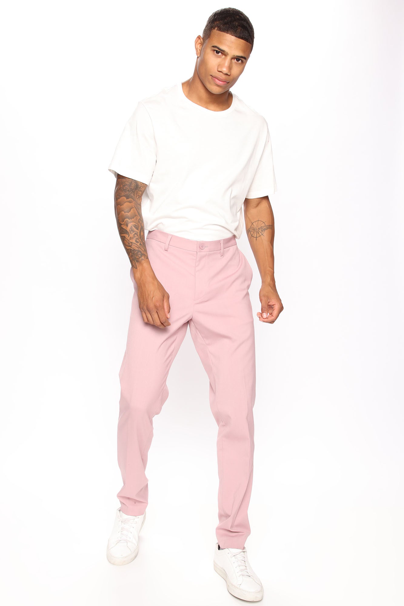 The Modern Stretch Slim Trouser - Mauve - HCWP