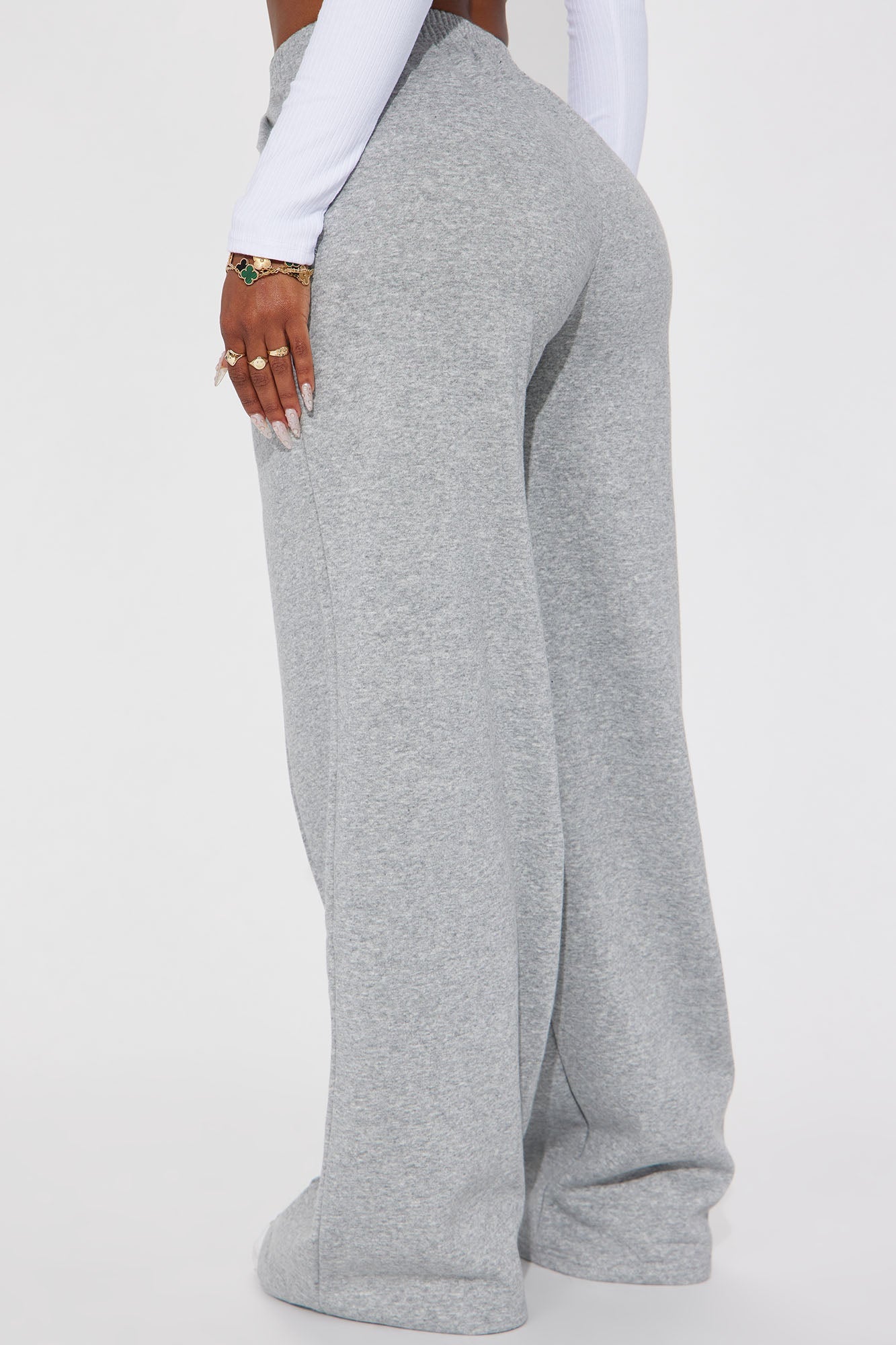 Cassandra Cross Over Lounge Pant - Black - HCWP