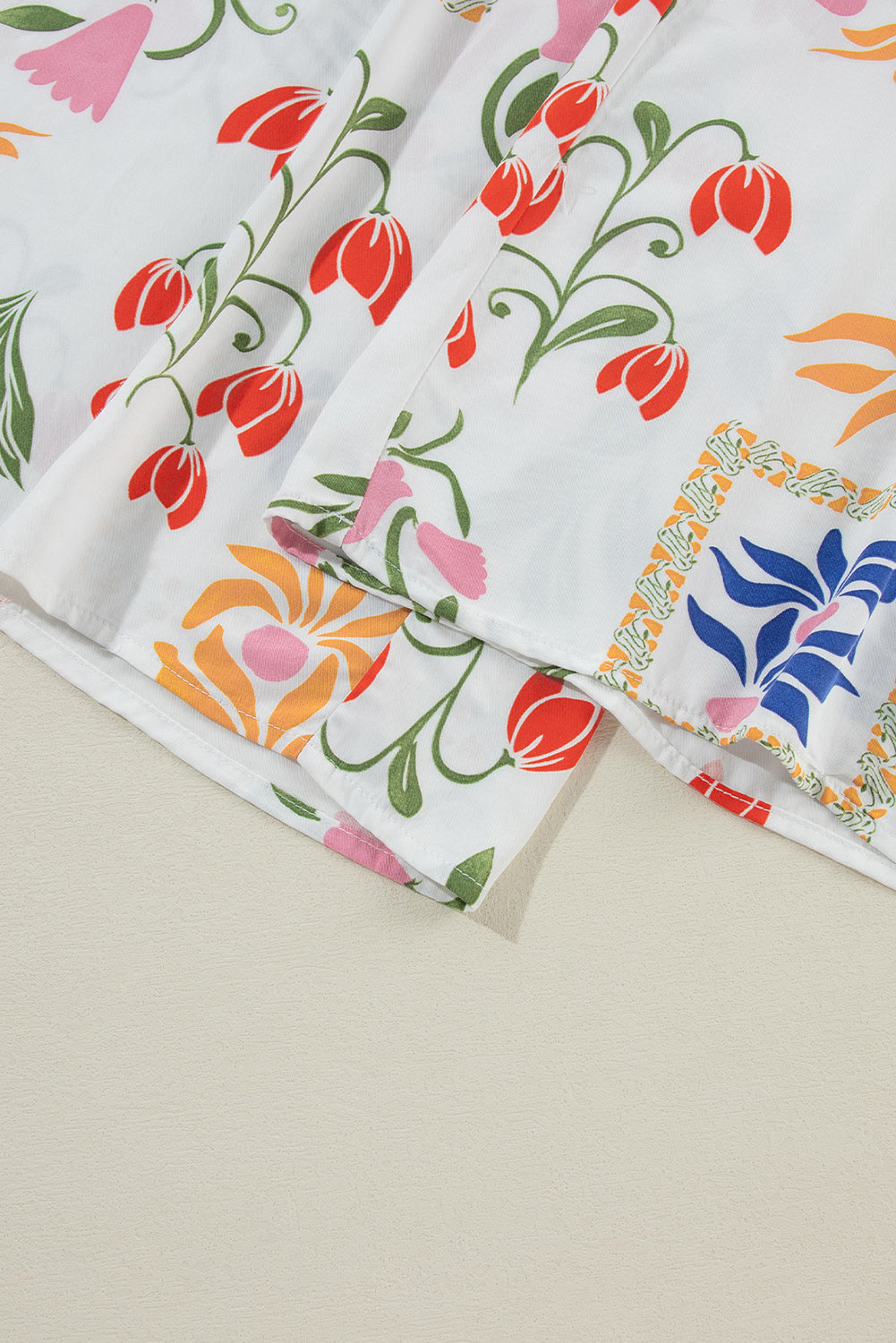 White Colorful Printed Set - HCWP