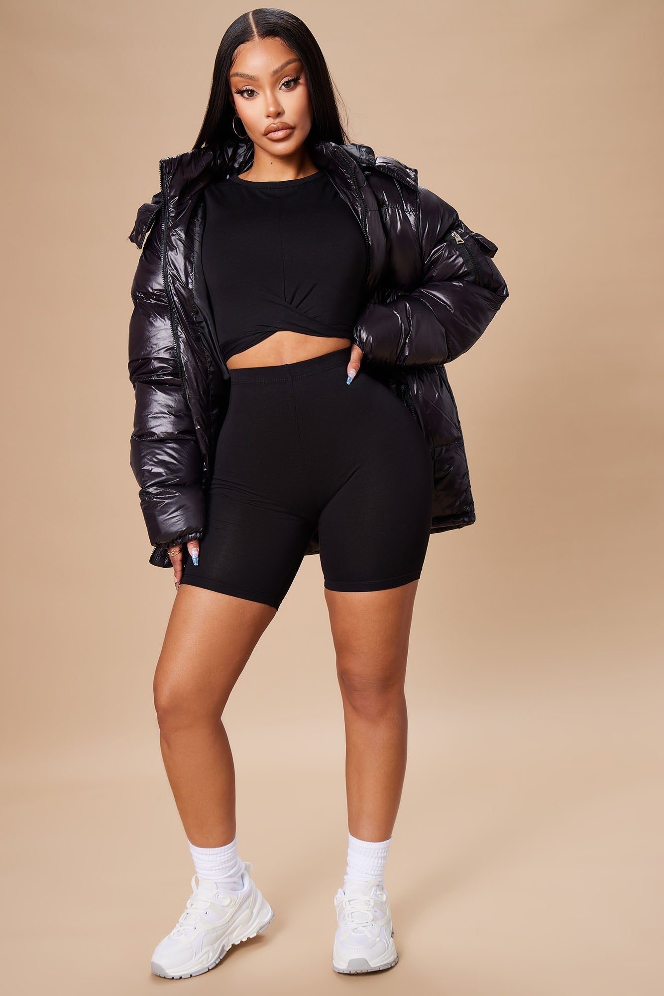 Natalee Biker Shorts - Black - HCWP