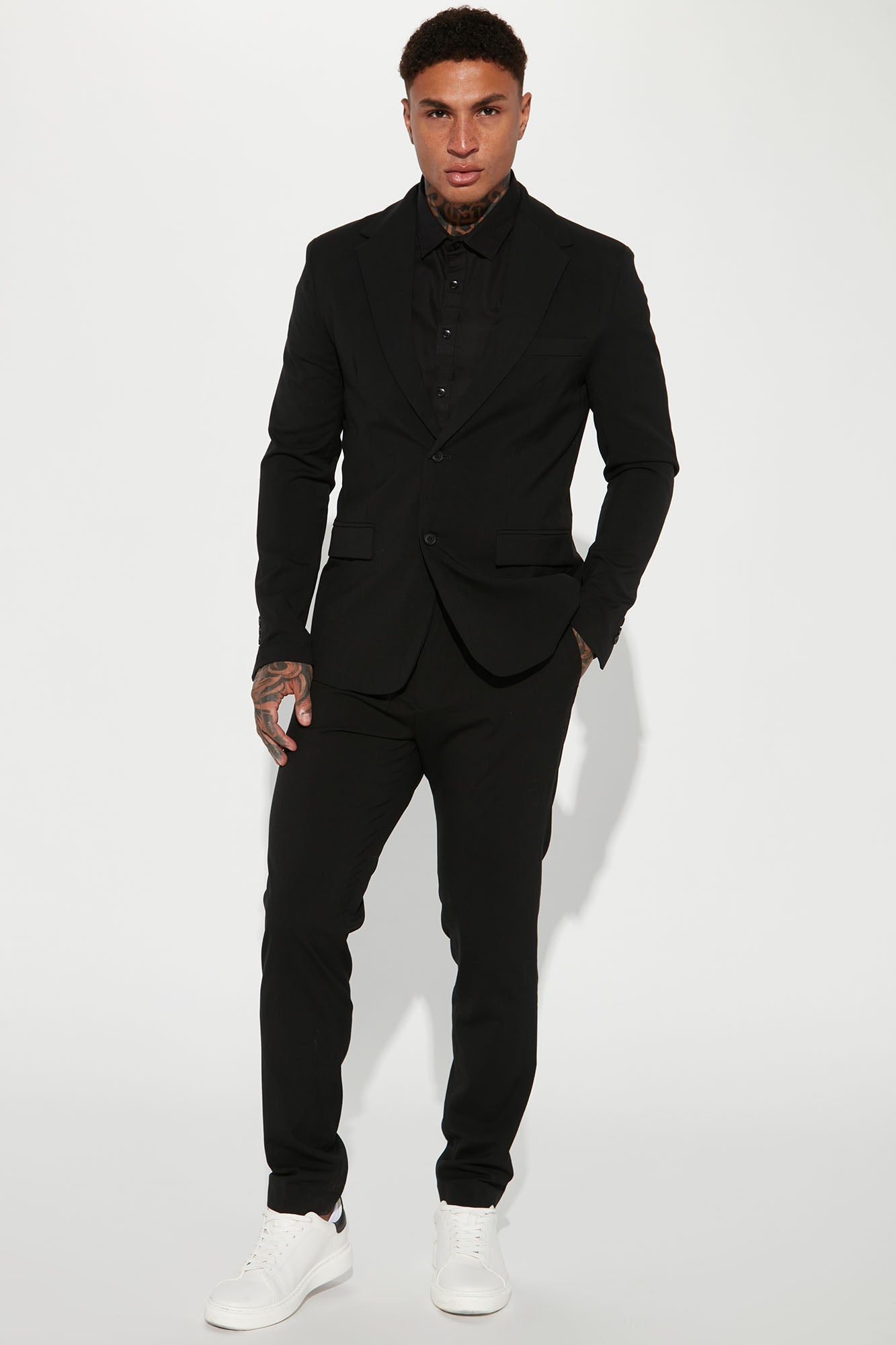 The Modern Stretch Suit Jacket - Blue - HCWP