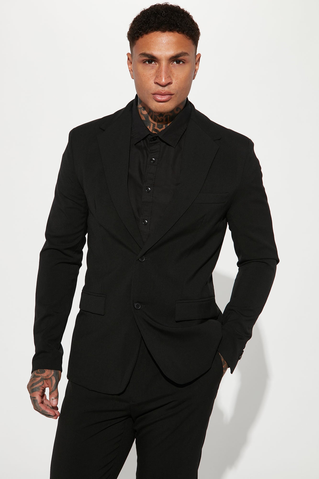 The Modern Stretch Suit Jacket - Blue - HCWP