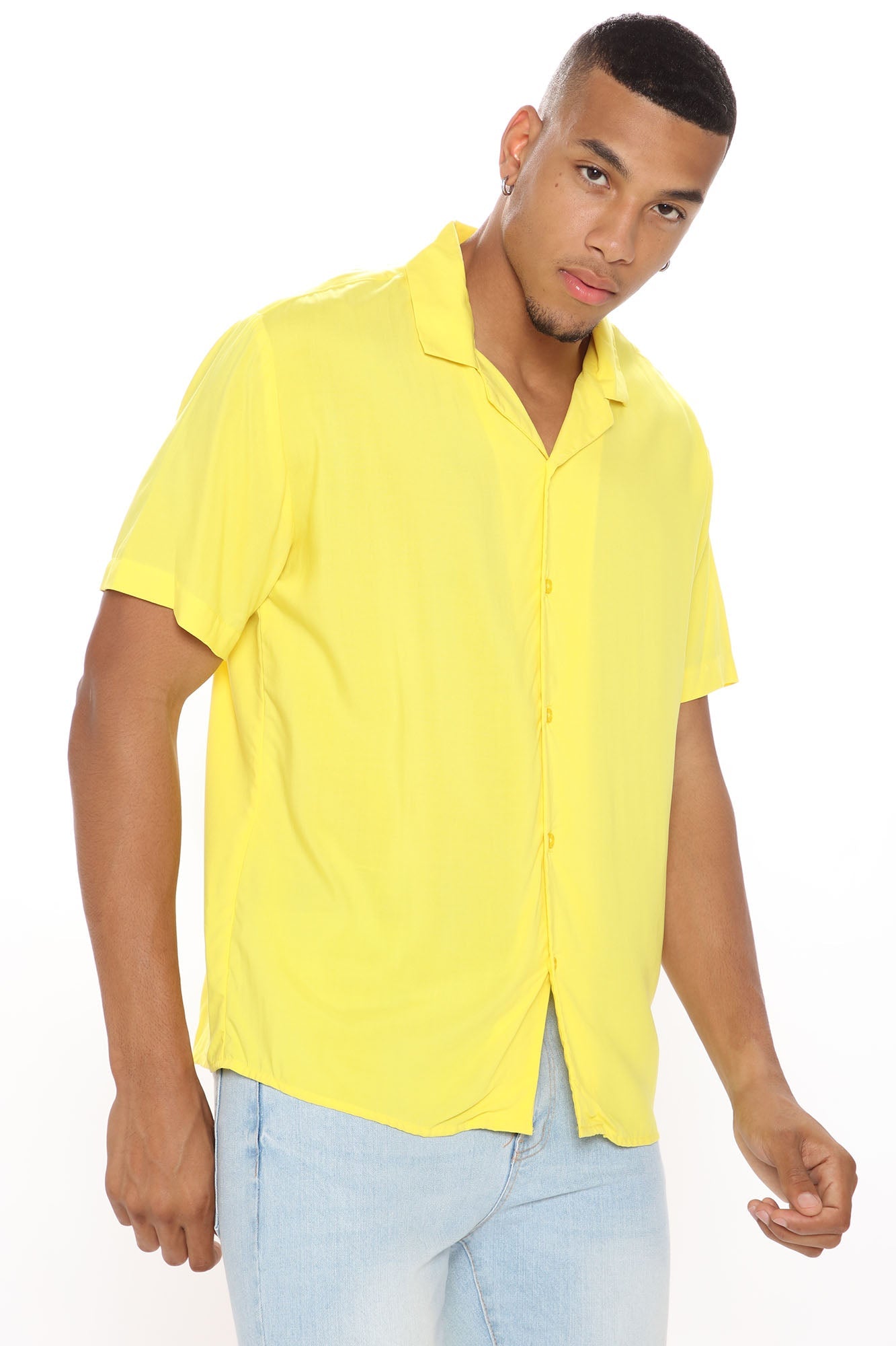 Dawson Short Sleeve Woven Top - Black - HCWP