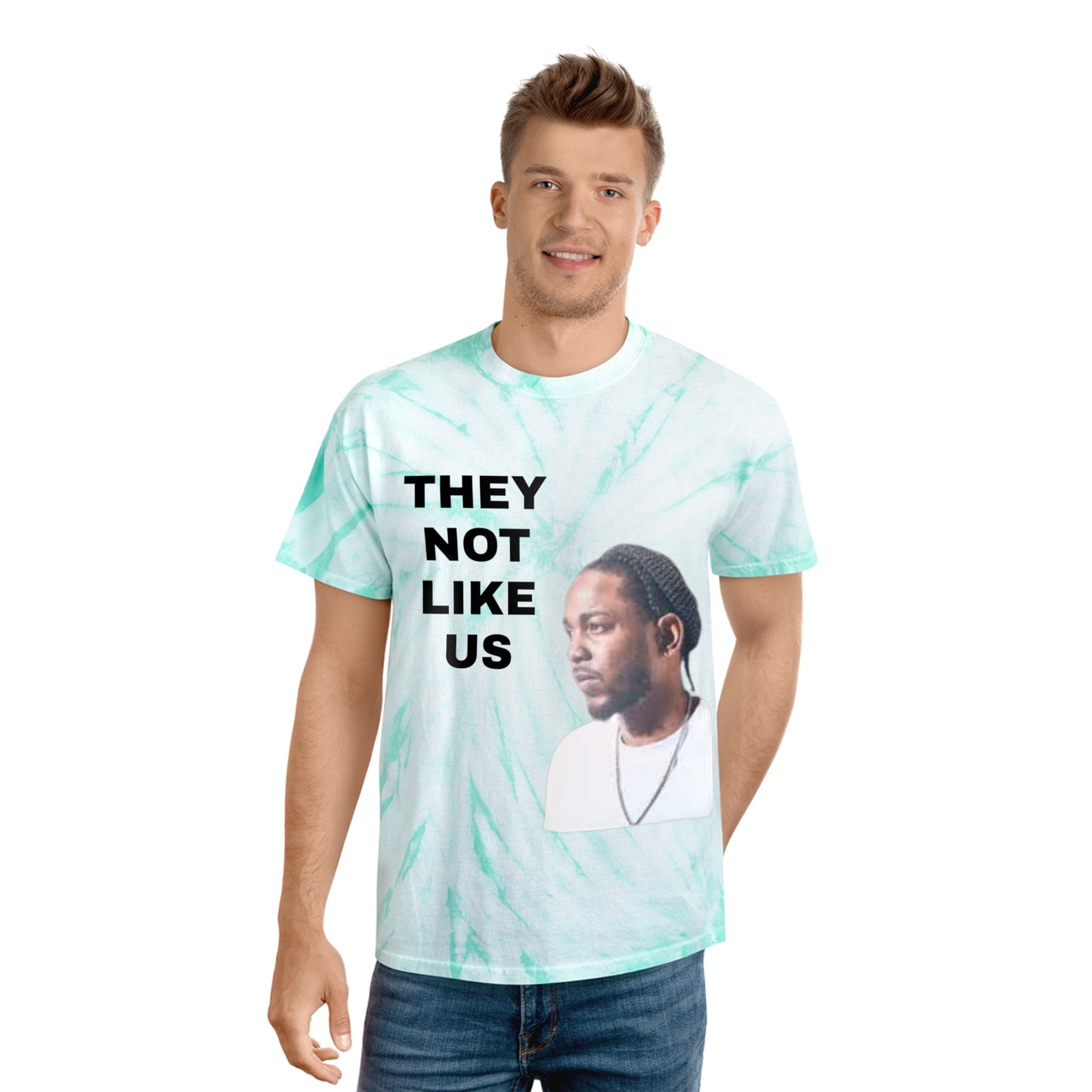 Kendrick Lamar GOAT Tie-Dye Tee, Cyclone - HCWP