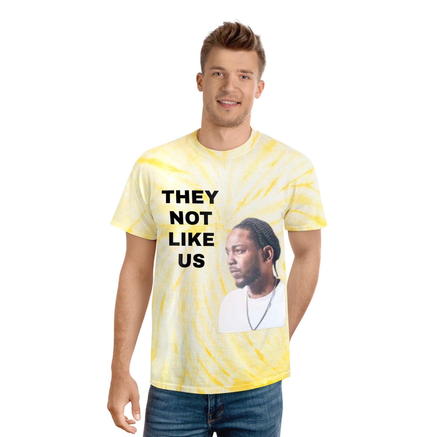 Kendrick Lamar GOAT Tie-Dye Tee, Cyclone - HCWP