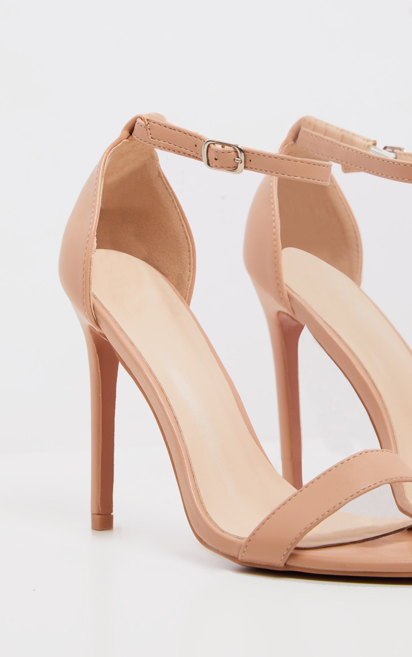 Shiny Gold Clover Strap Heeled Sandal - HCWP