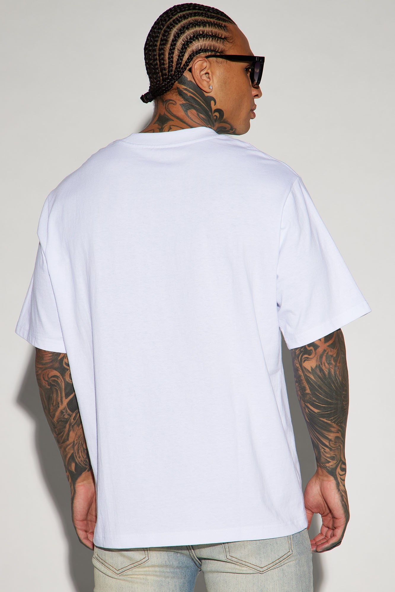 Oversized Heavyweight Short Sleeve Tee - White - HCWP