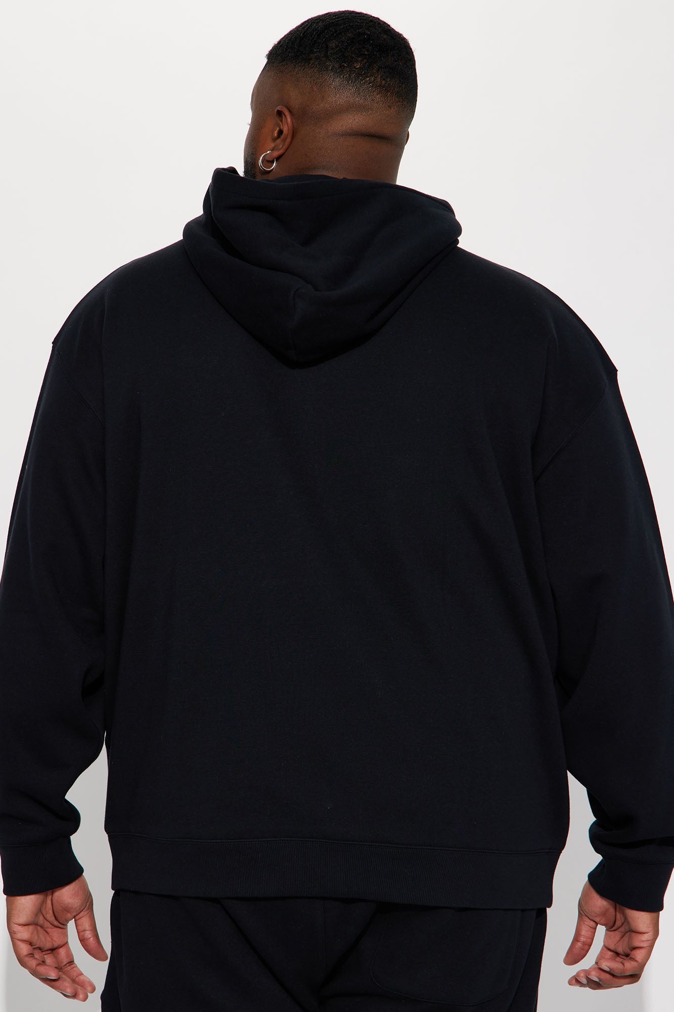 Tyson Oversized Heavyweight Hoodie - Black - HCWP