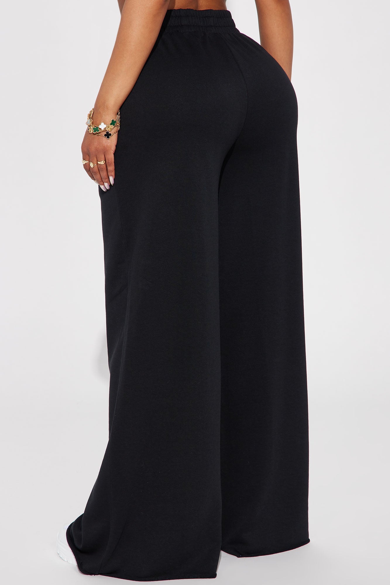 Fair Game Lounge Wide Leg Pant - Black - HCWP