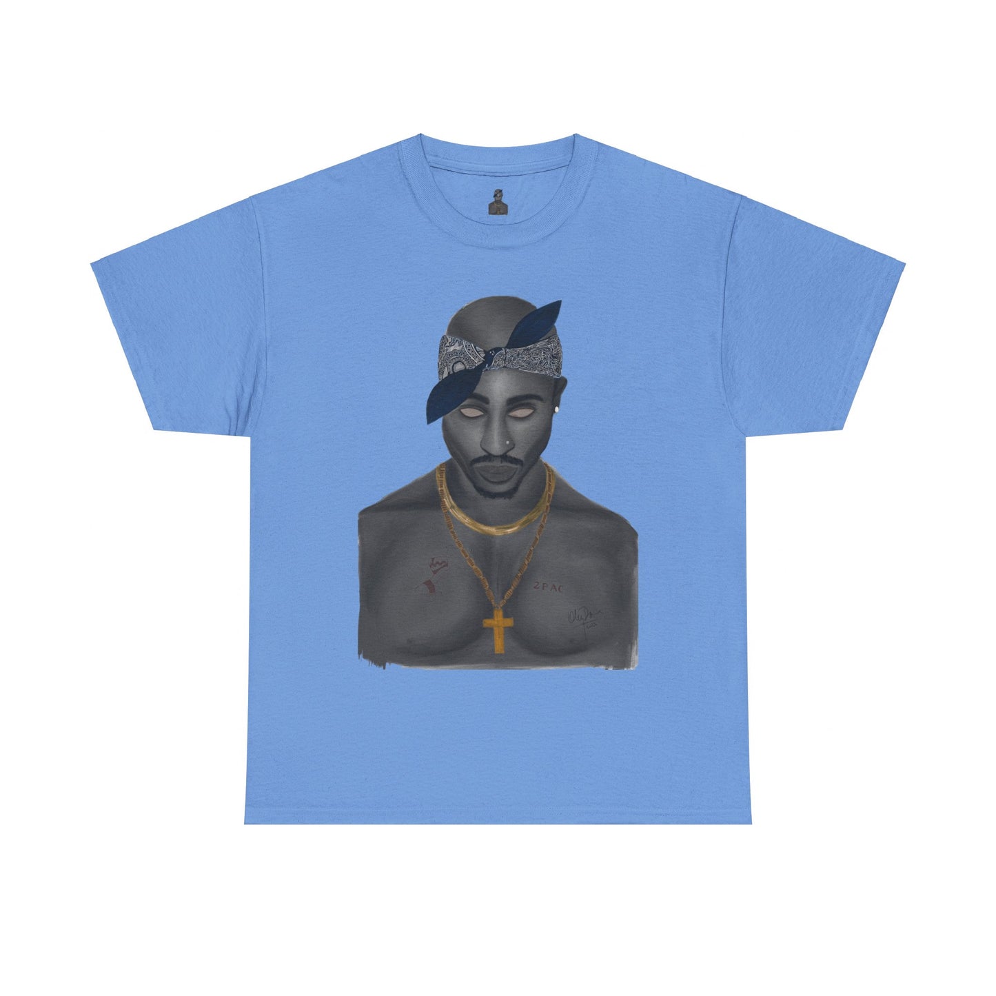 2 Pac T-shirt painted by Oleg Dave - HCWP
