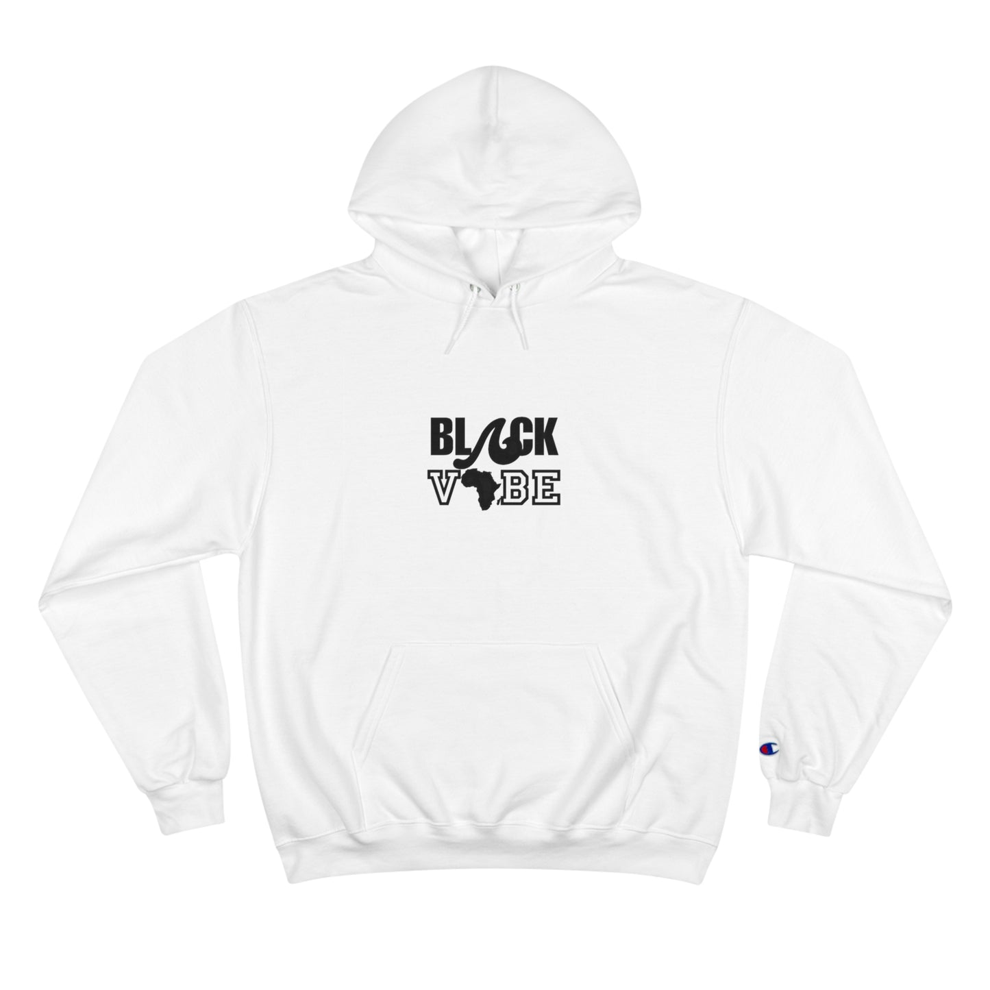 Black Vibe Champion Hoodie - HCWP