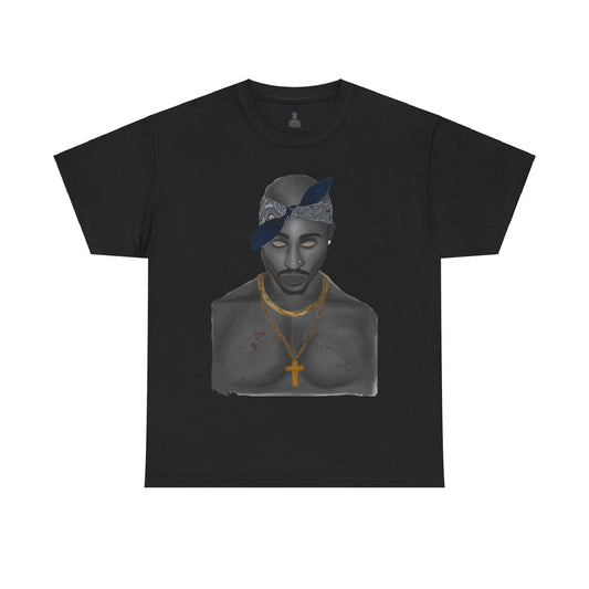 2 Pac T-shirt painted by Oleg Dave - HCWP