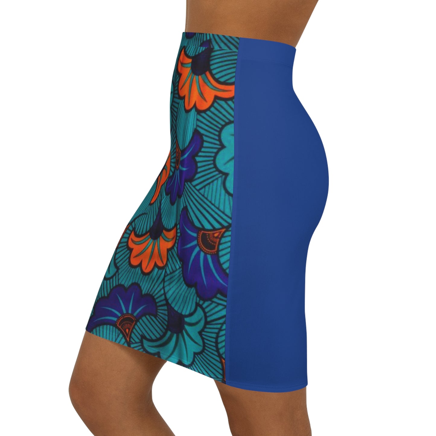 Women's Mid-Waist Pencil Skirt (AOP) - HCWP