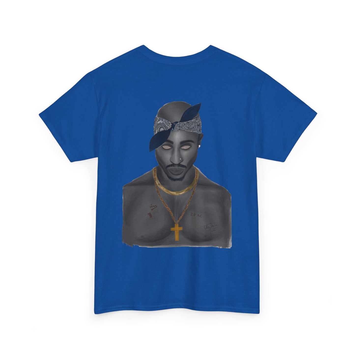 2 Pac T-shirt painted by Oleg Dave - HCWP