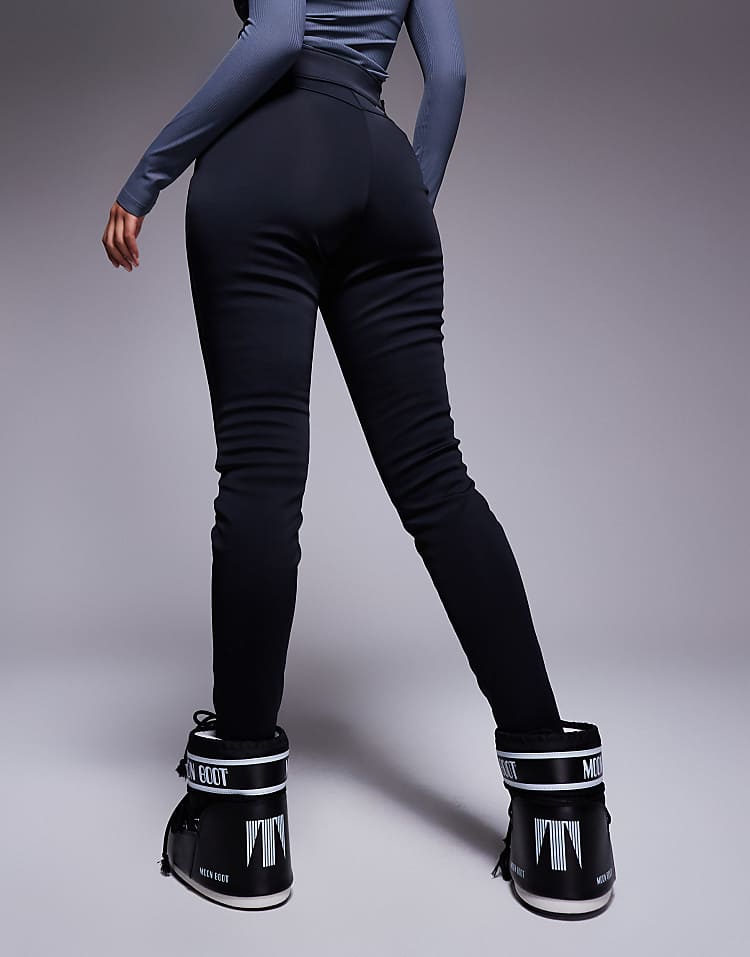 ASOS 4505 Tall Ski soft shell water repellent skinny ski pants in black