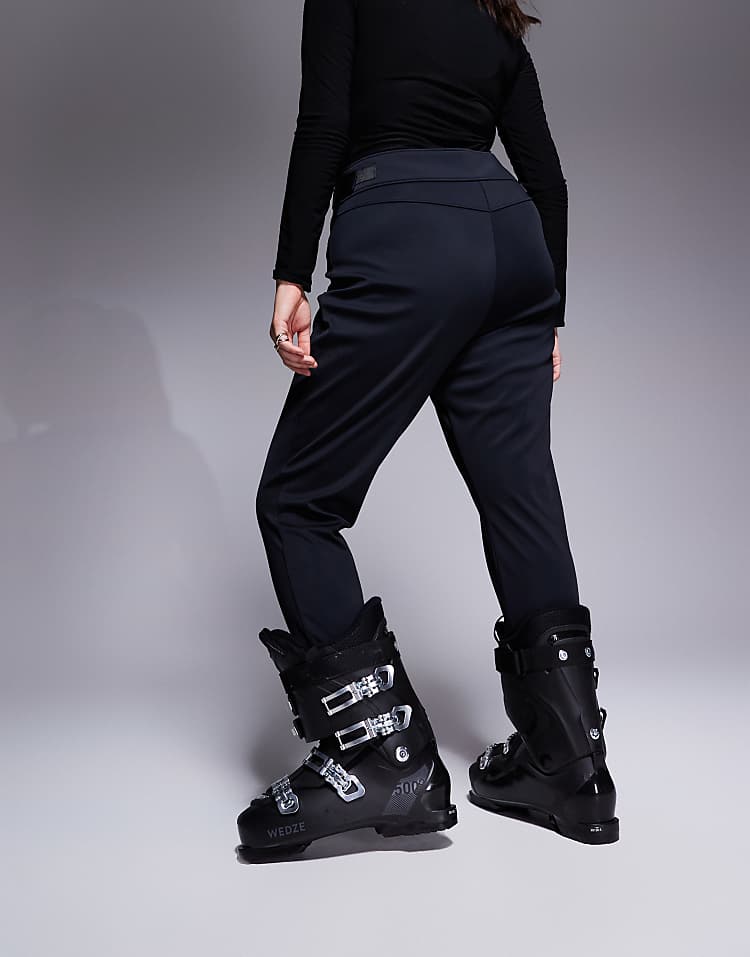 ASOS 4505 Curve Ski soft shell water repellent skinny ski pants in black
