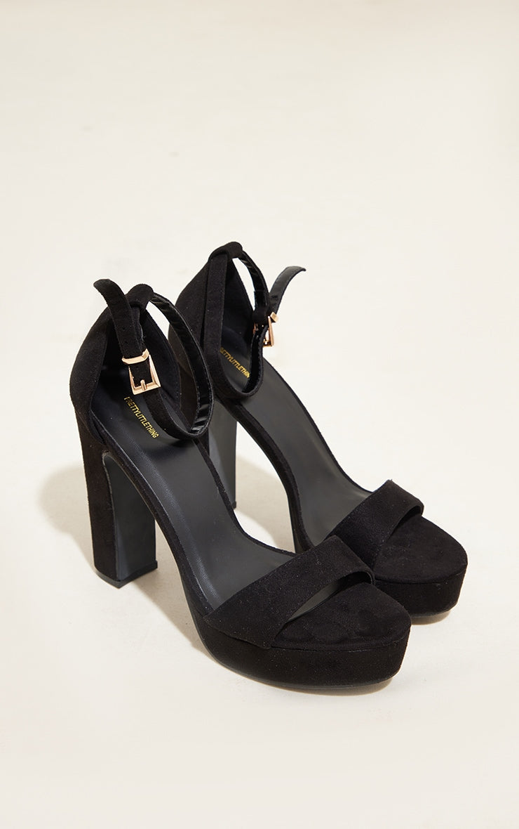 Taya White PU Platform Sandals - HCWP