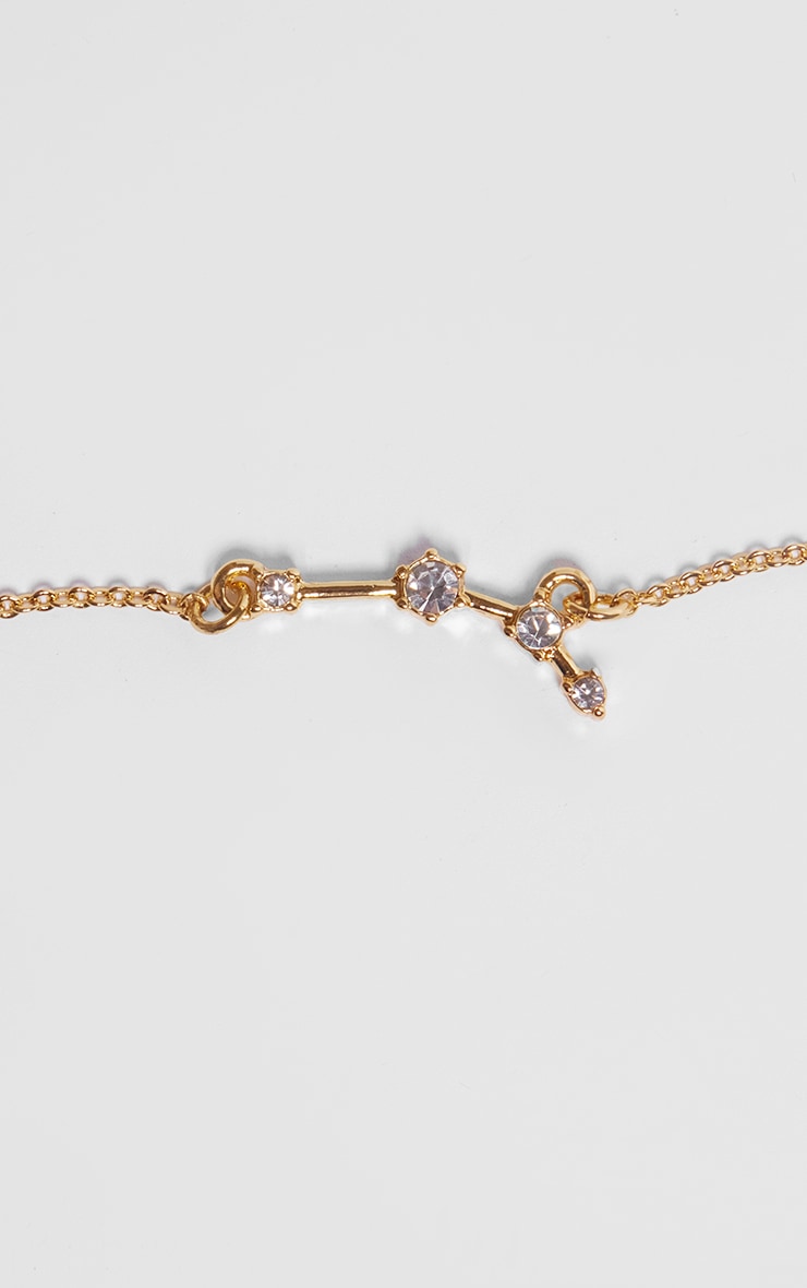 Gold Plated Pisces Celestial Necklace - HCWP