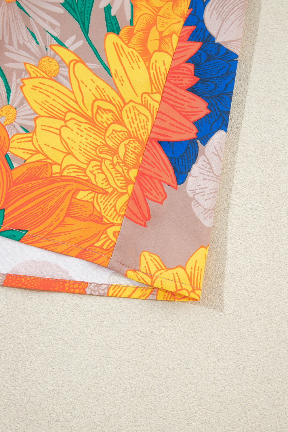 Orange Floral Printed Set - HCWP