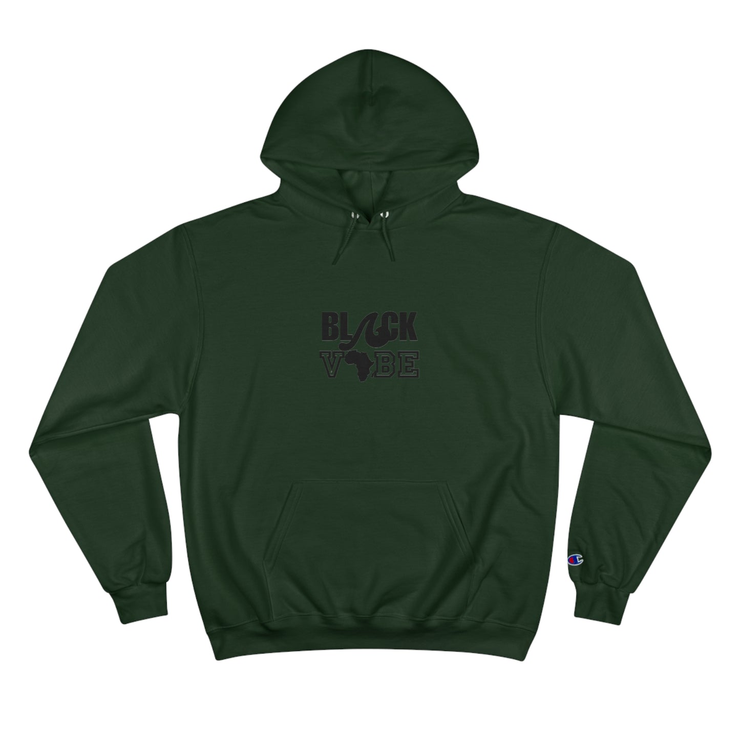 Black Vibe Champion Hoodie - HCWP