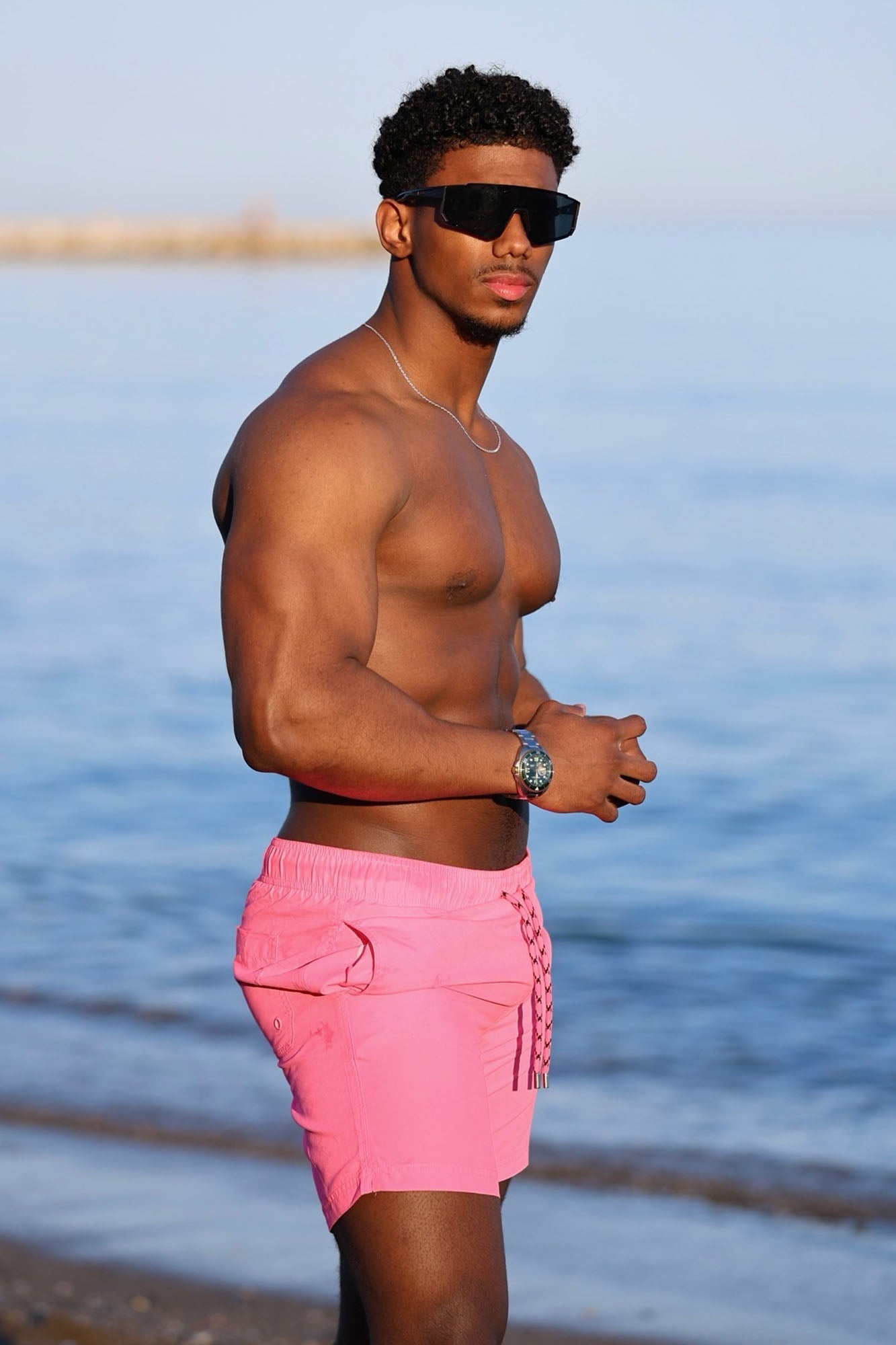 Montez Swim Trunk Classic - Stone - HCWP