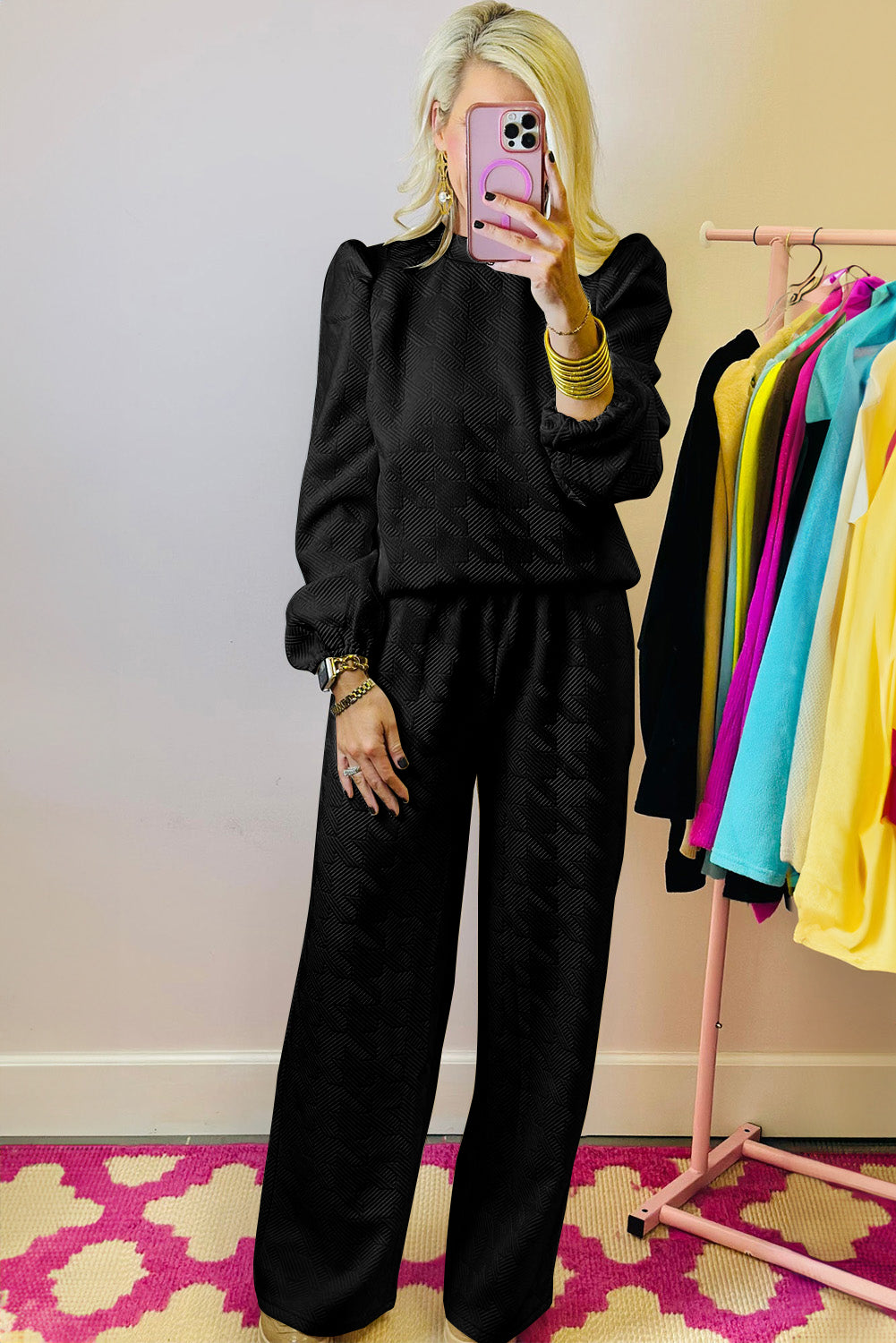 Black Textured Set - HCWP