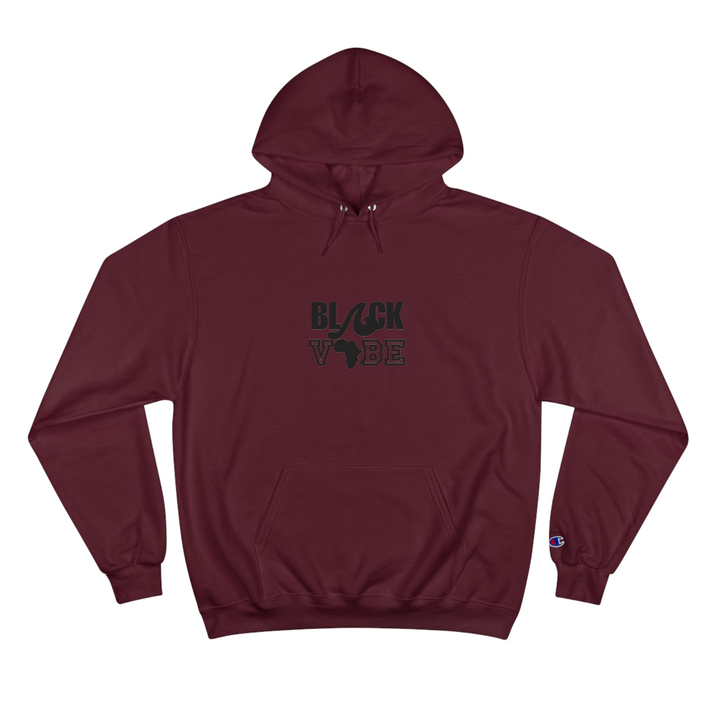Black Vibe Champion Hoodie - HCWP