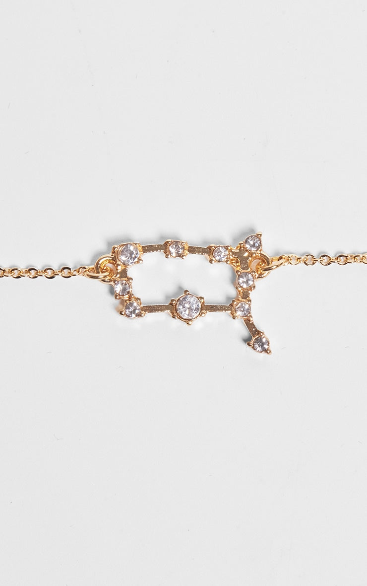 Gold Plated Taurus Celestial Necklace - HCWP