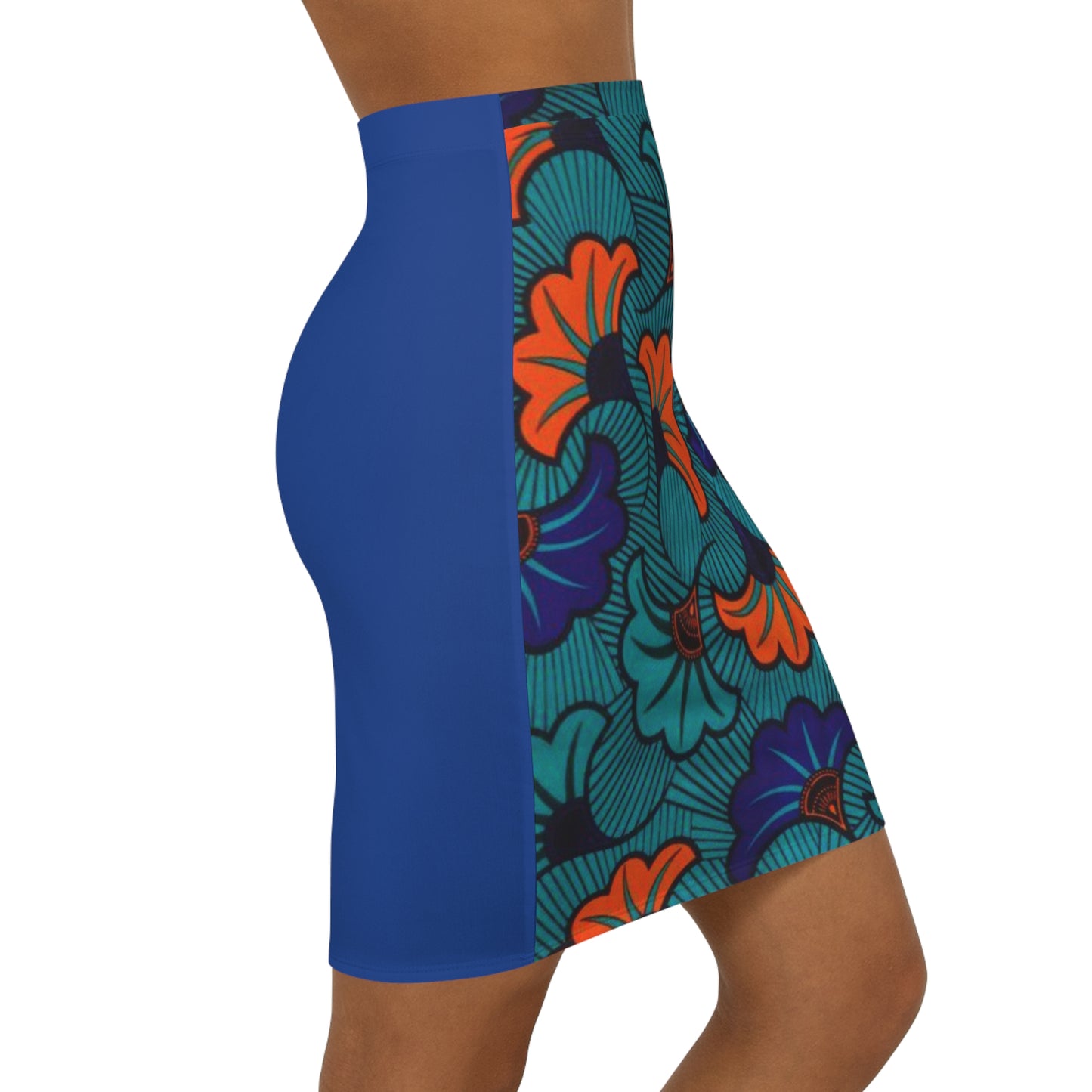 Women's Mid-Waist Pencil Skirt (AOP) - HCWP