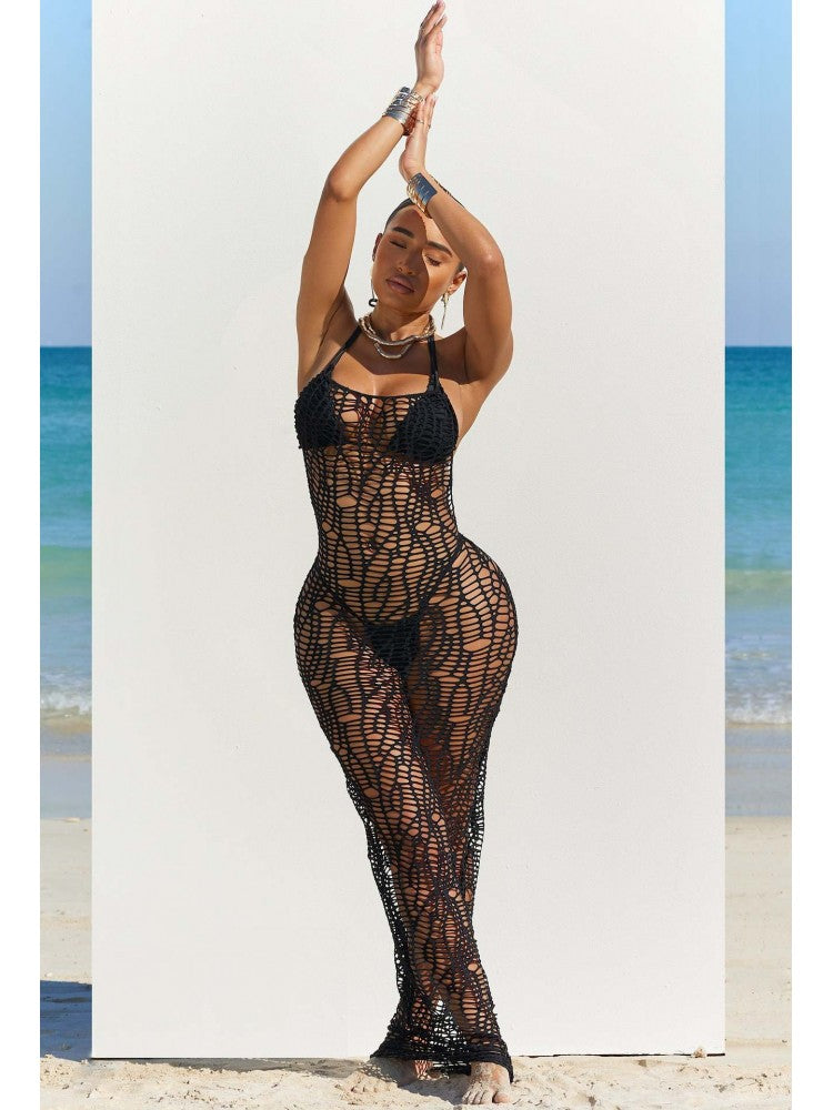 See Through High Rise Backless Bikinis 3 Piece Sets - HCWP