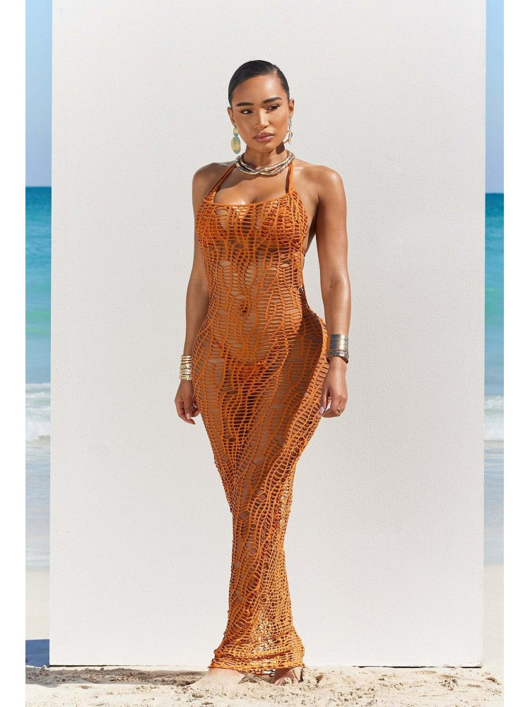 See Through High Rise Backless Bikinis 3 Piece Sets - HCWP