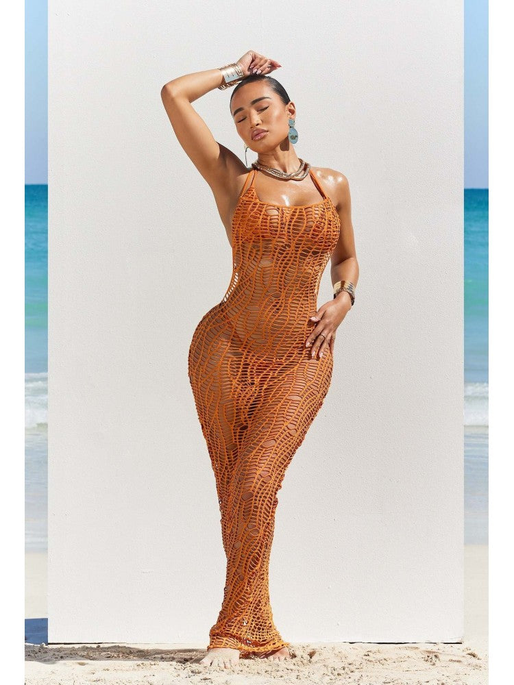 See Through High Rise Backless Bikinis 3 Piece Sets - HCWP